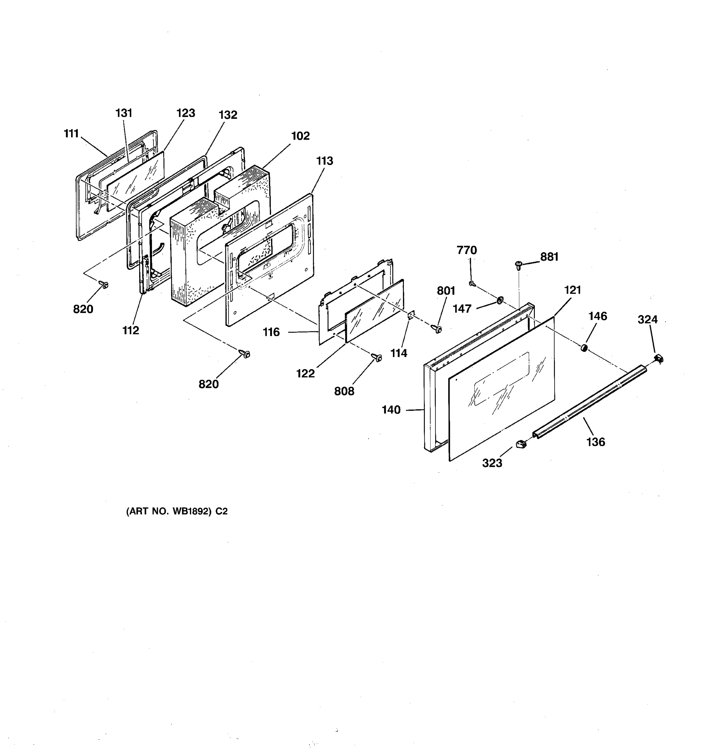 OVEN DOOR