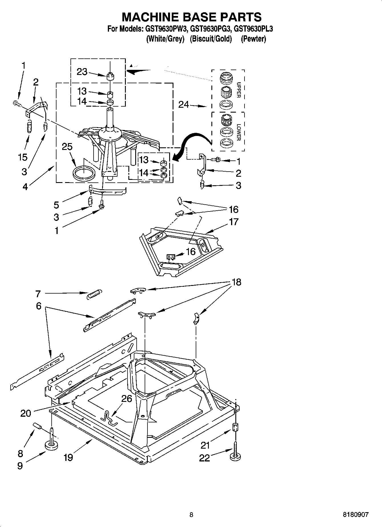05 - MACHINE BASE PARTS