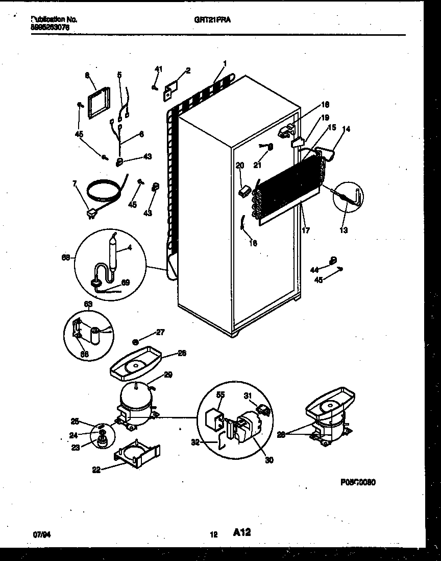 07 - SYSTEM AND AUTOMATIC DEFROST PARTS