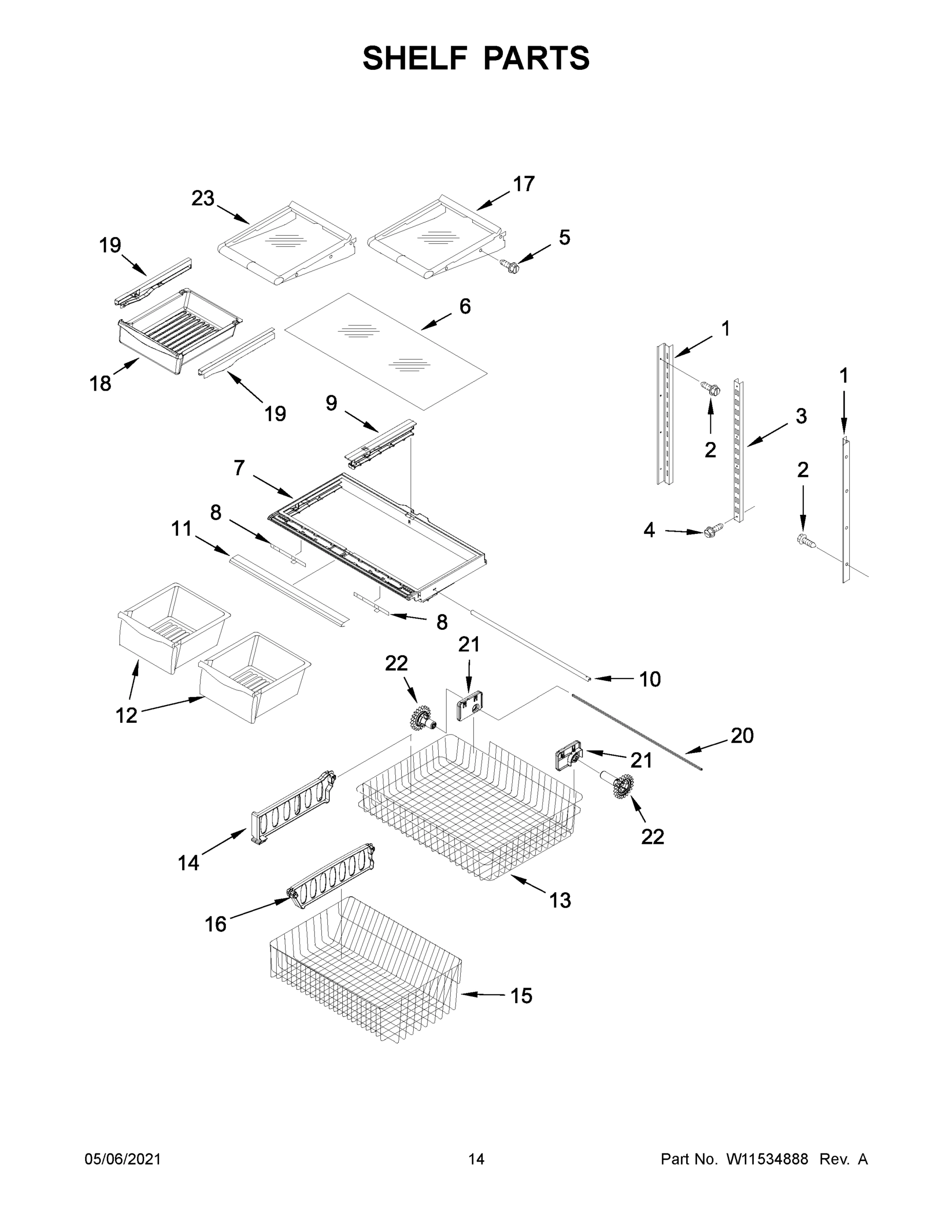 08 - SHELF PARTS