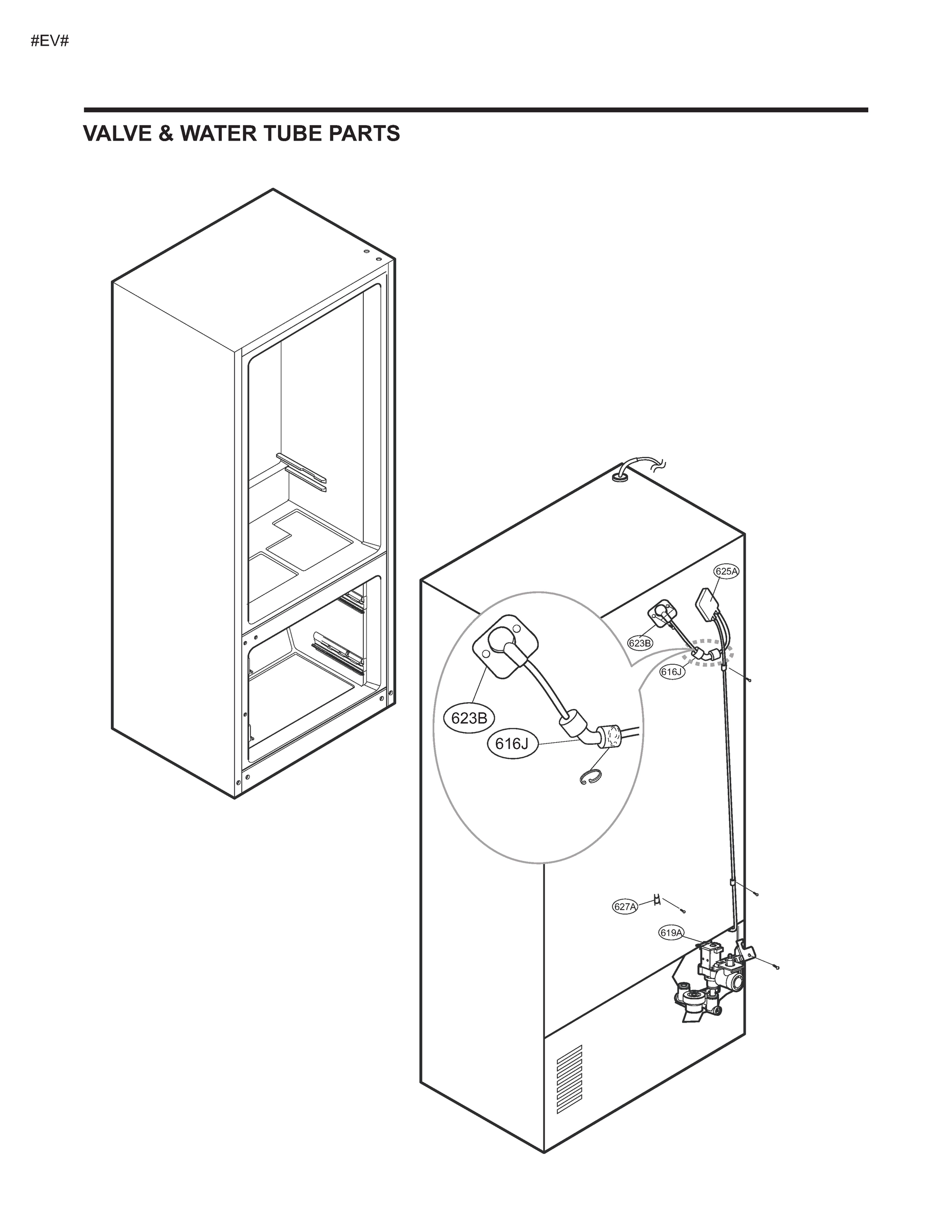 VALVE & WATER TUBE PARTS