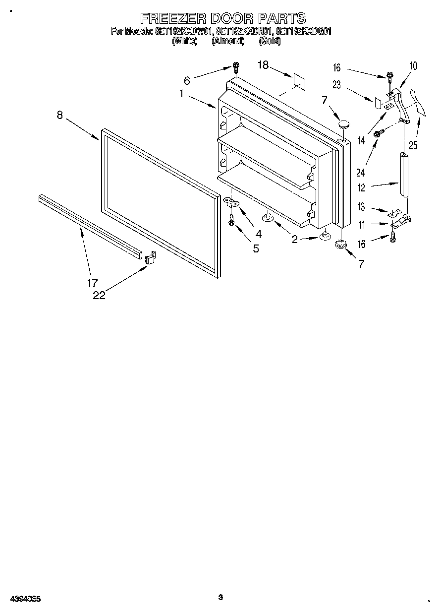 02 - FREEZER DOOR