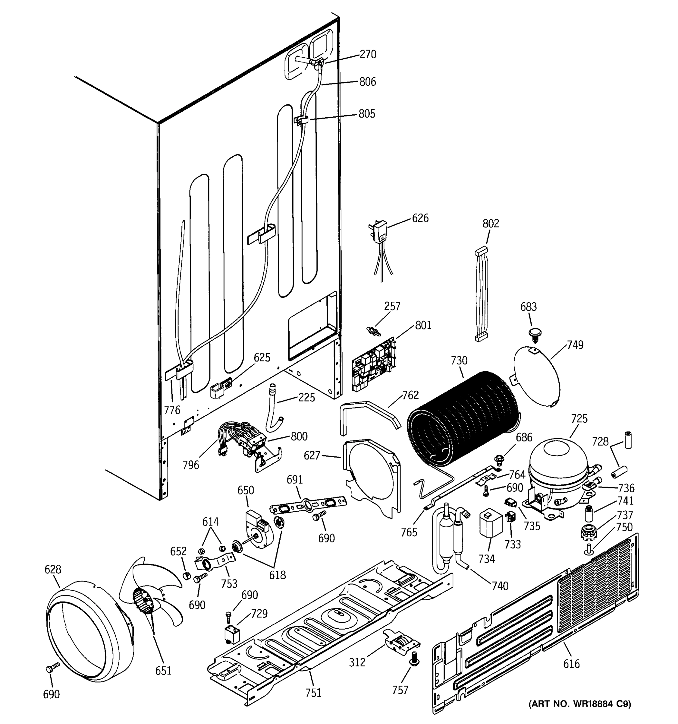 SEALED SYSTEM & MOTHER BOARD
