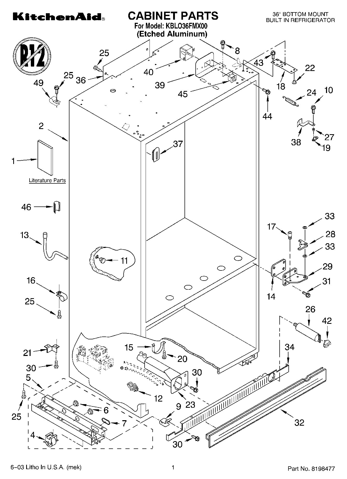 01 - CABINET PARTS