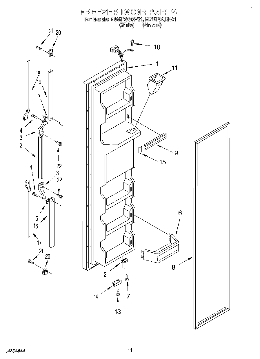 07 - FREEZER DOOR