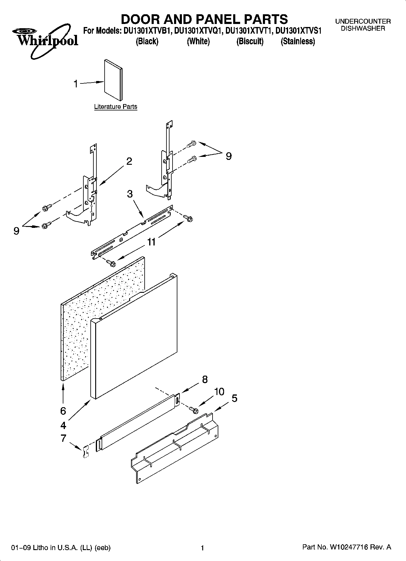 01 - DOOR AND PANEL PARTS
