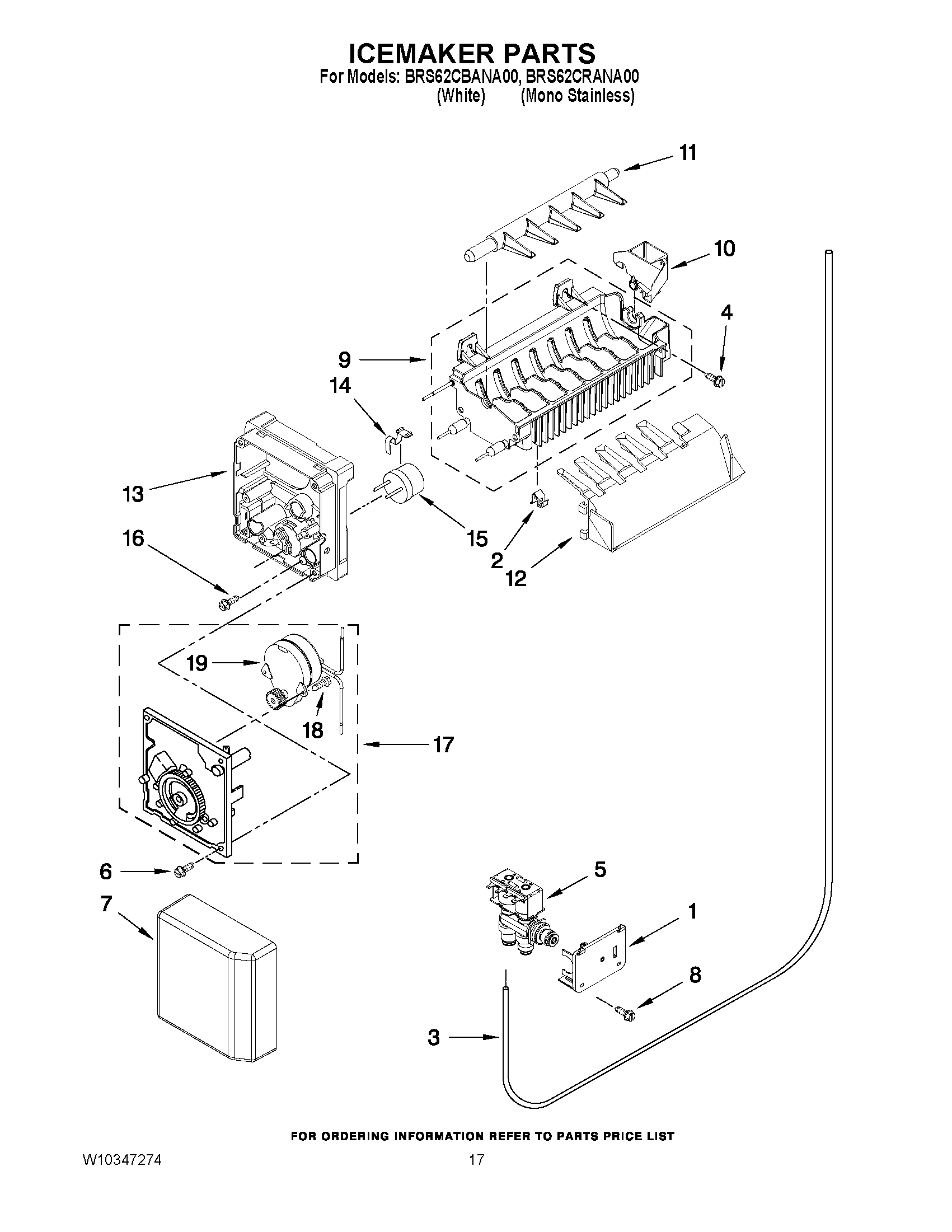10 - ICEMAKER PARTS