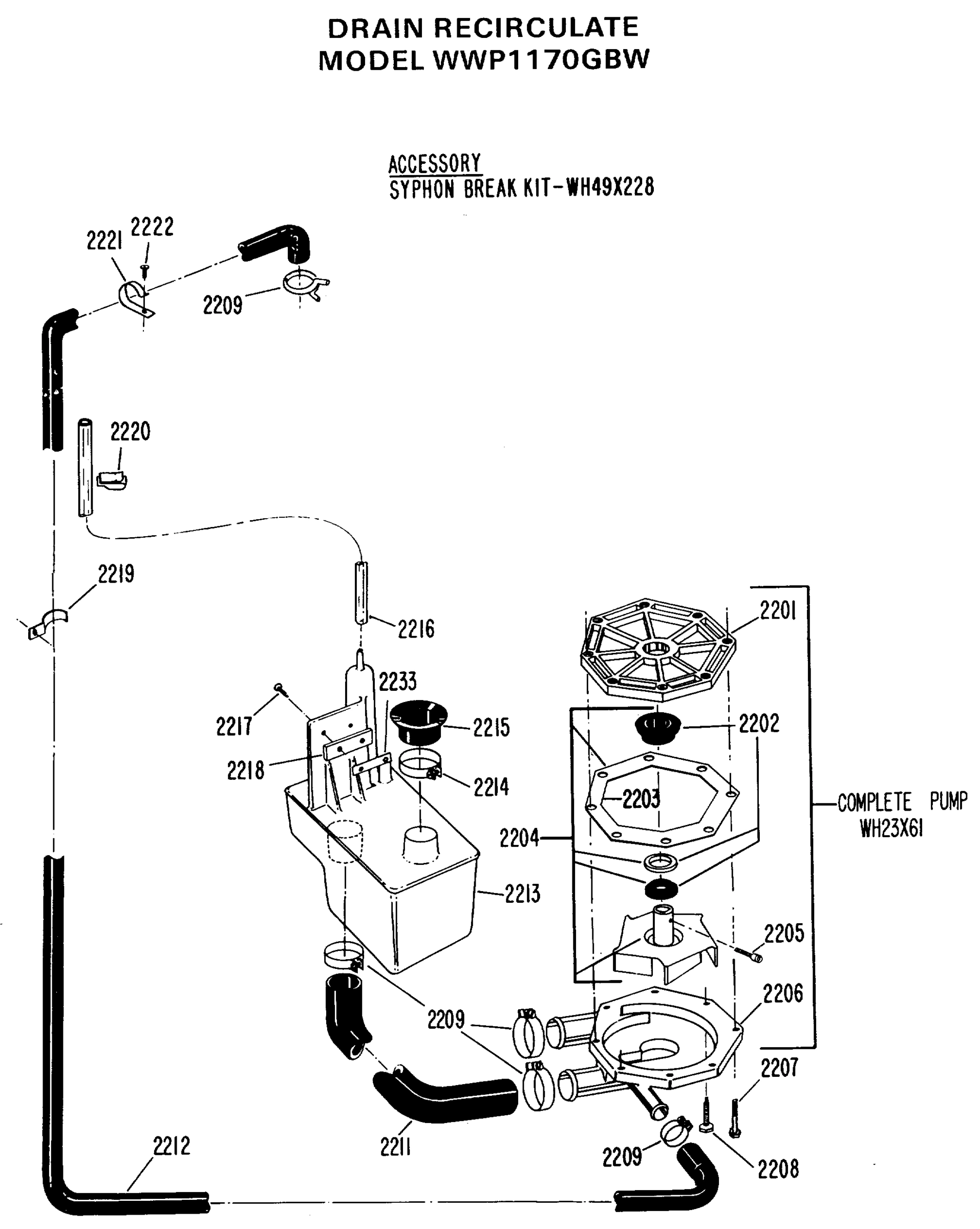 DRAIN RECIRCULATE