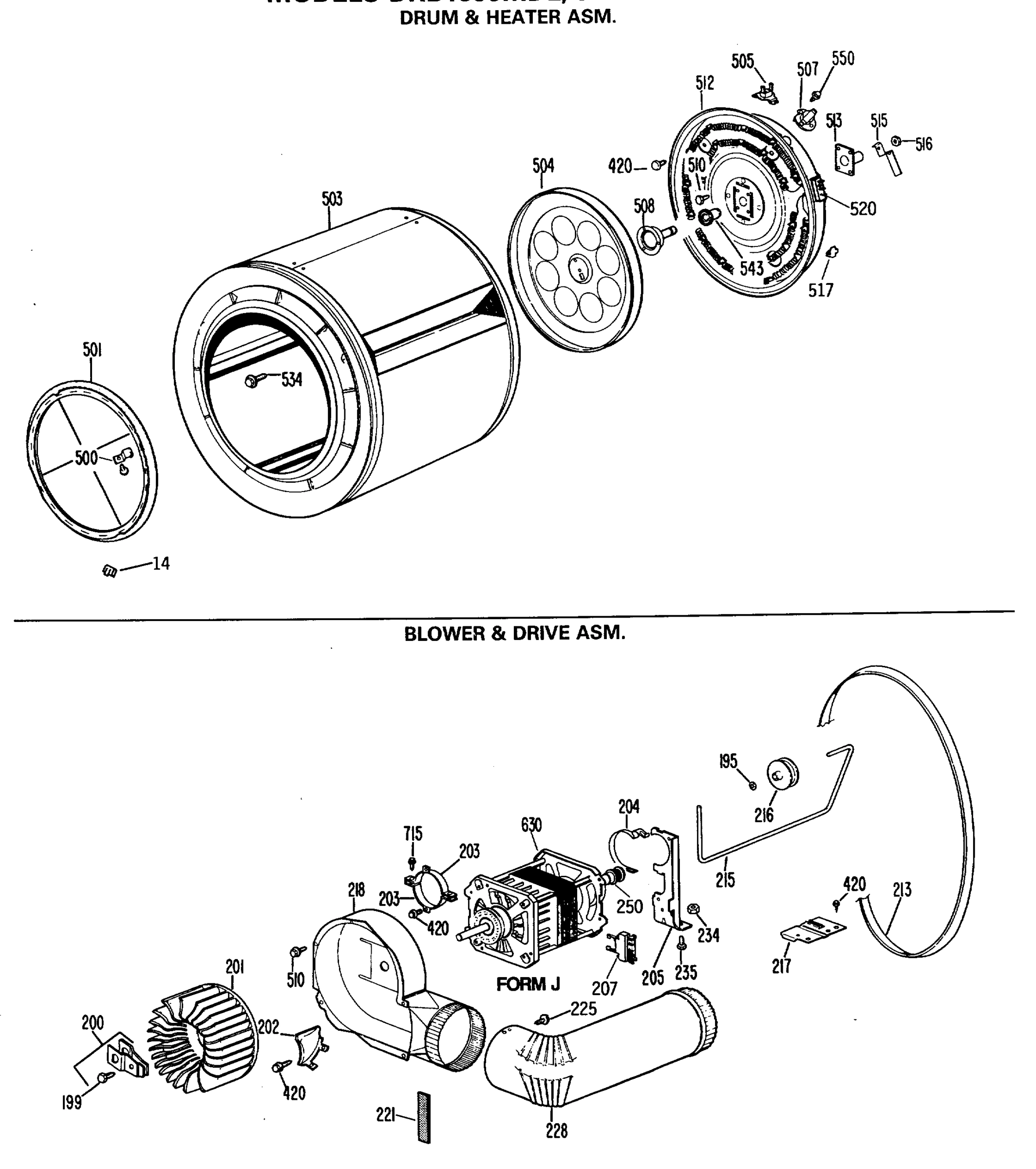 DRUM & HEATER ASM.