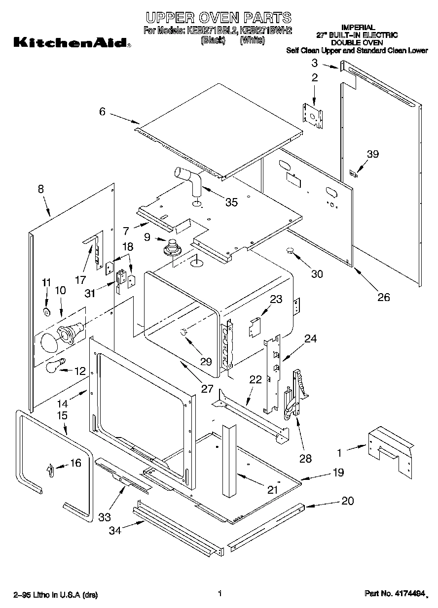 01 - UPPER OVEN, OPTIONAL