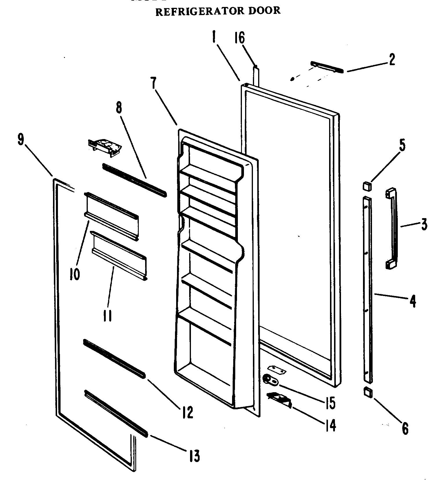 REFRIGERATOR DOOR