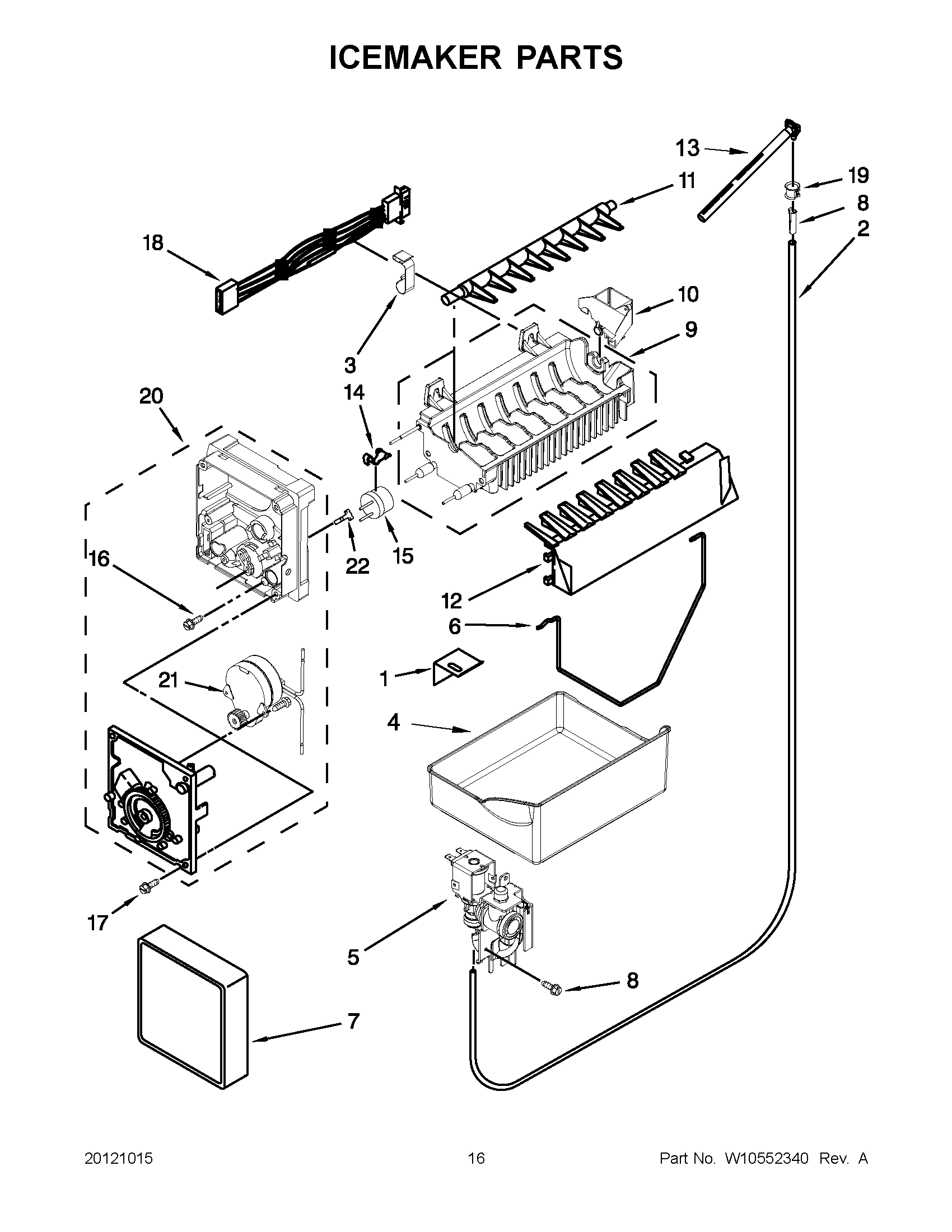 08 - ICEMAKER PARTS