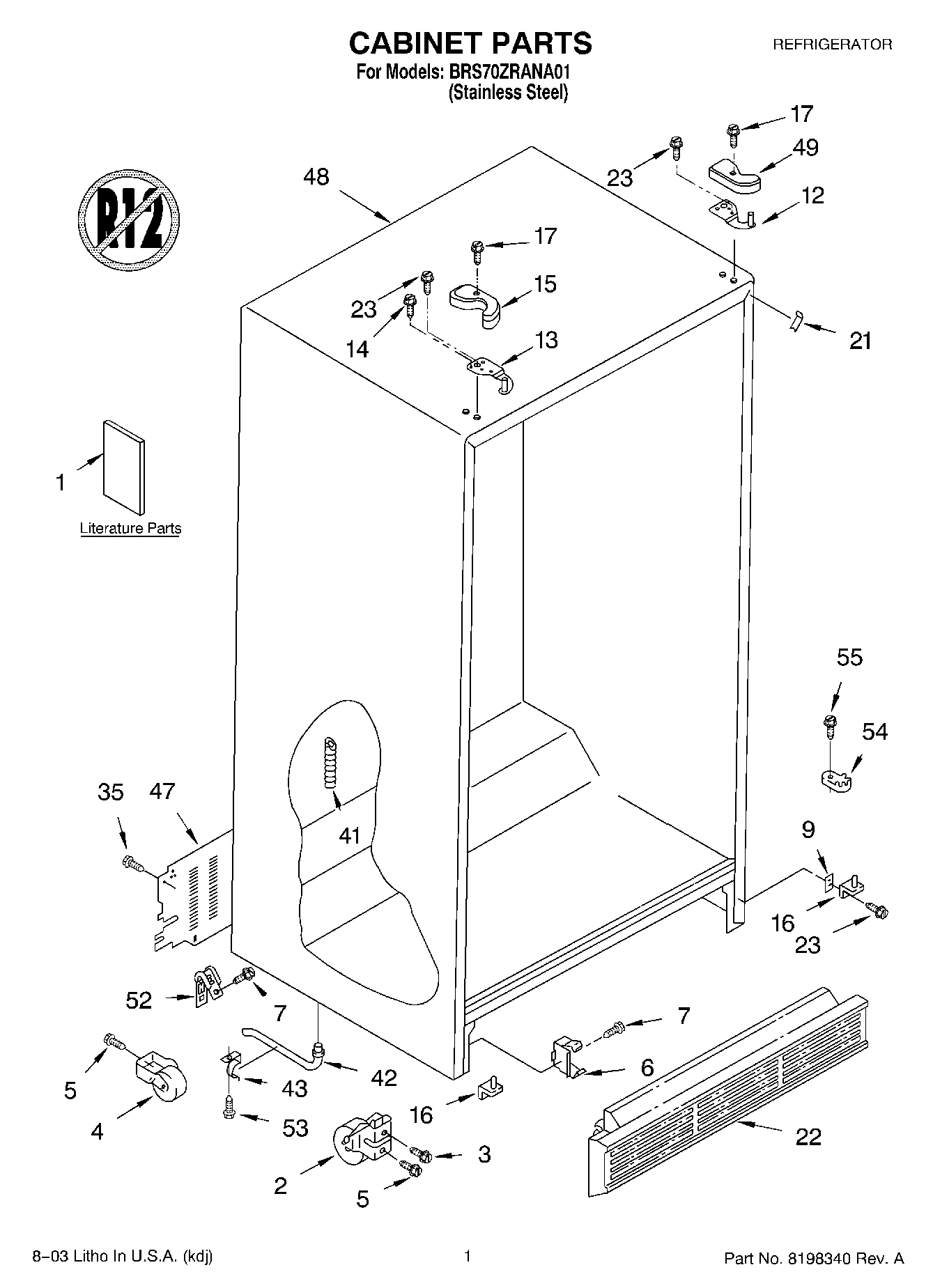 01 - CABINET PARTS