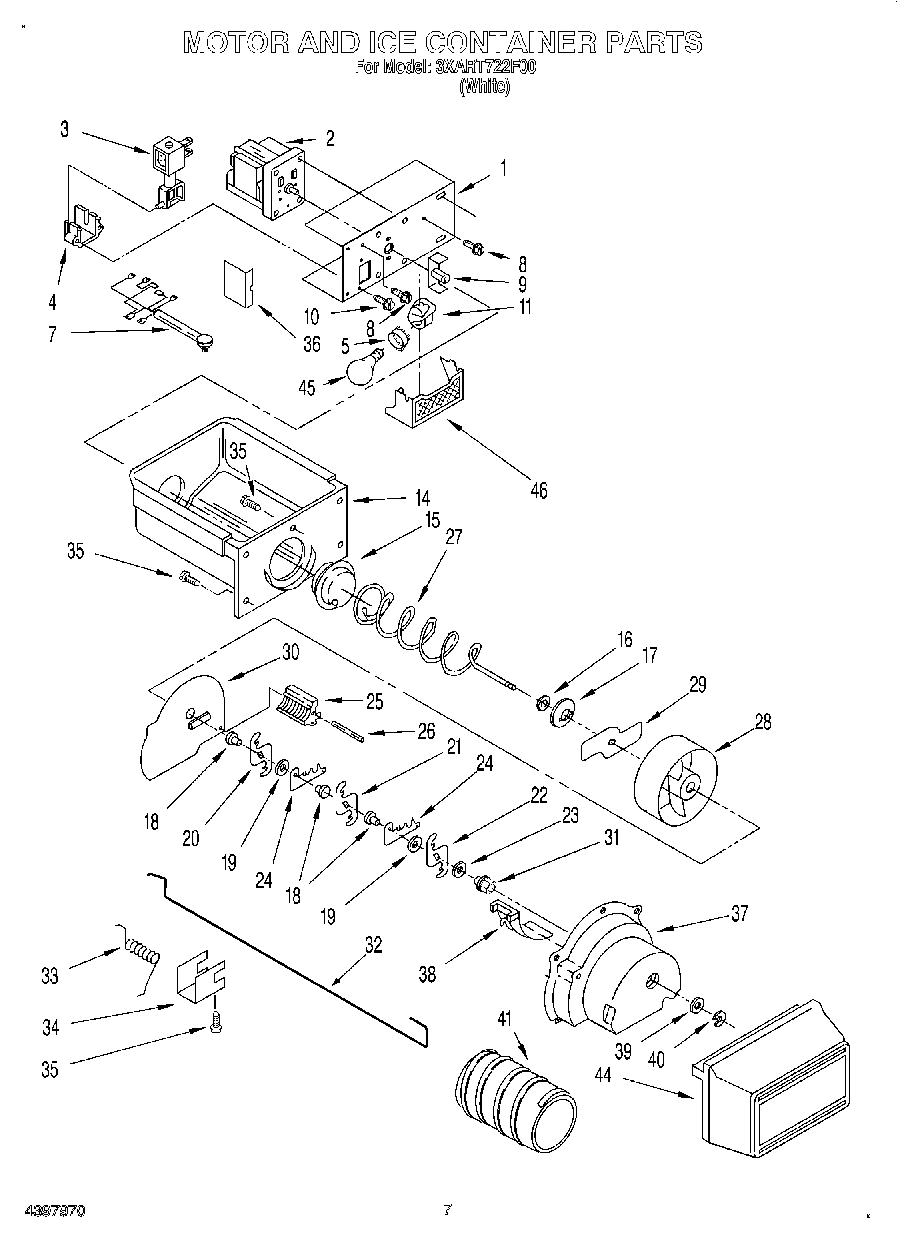 06 - MOTOR AND ICE CONTAINER