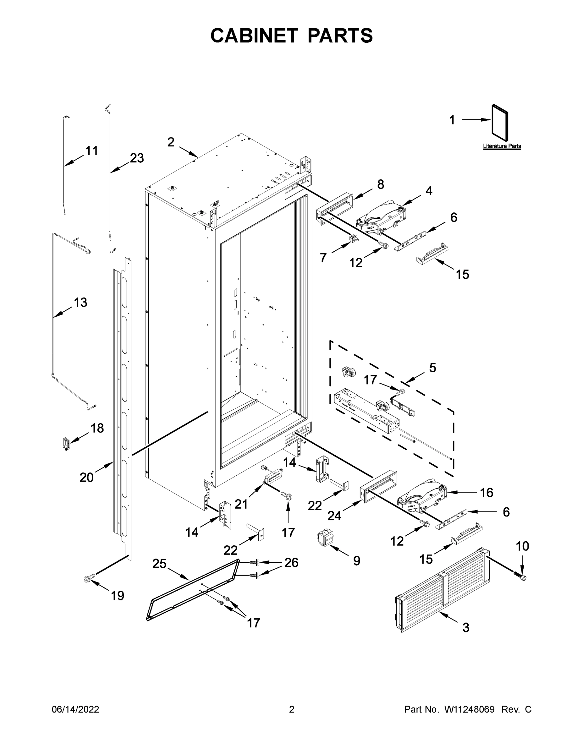 02 - CABINET PARTS