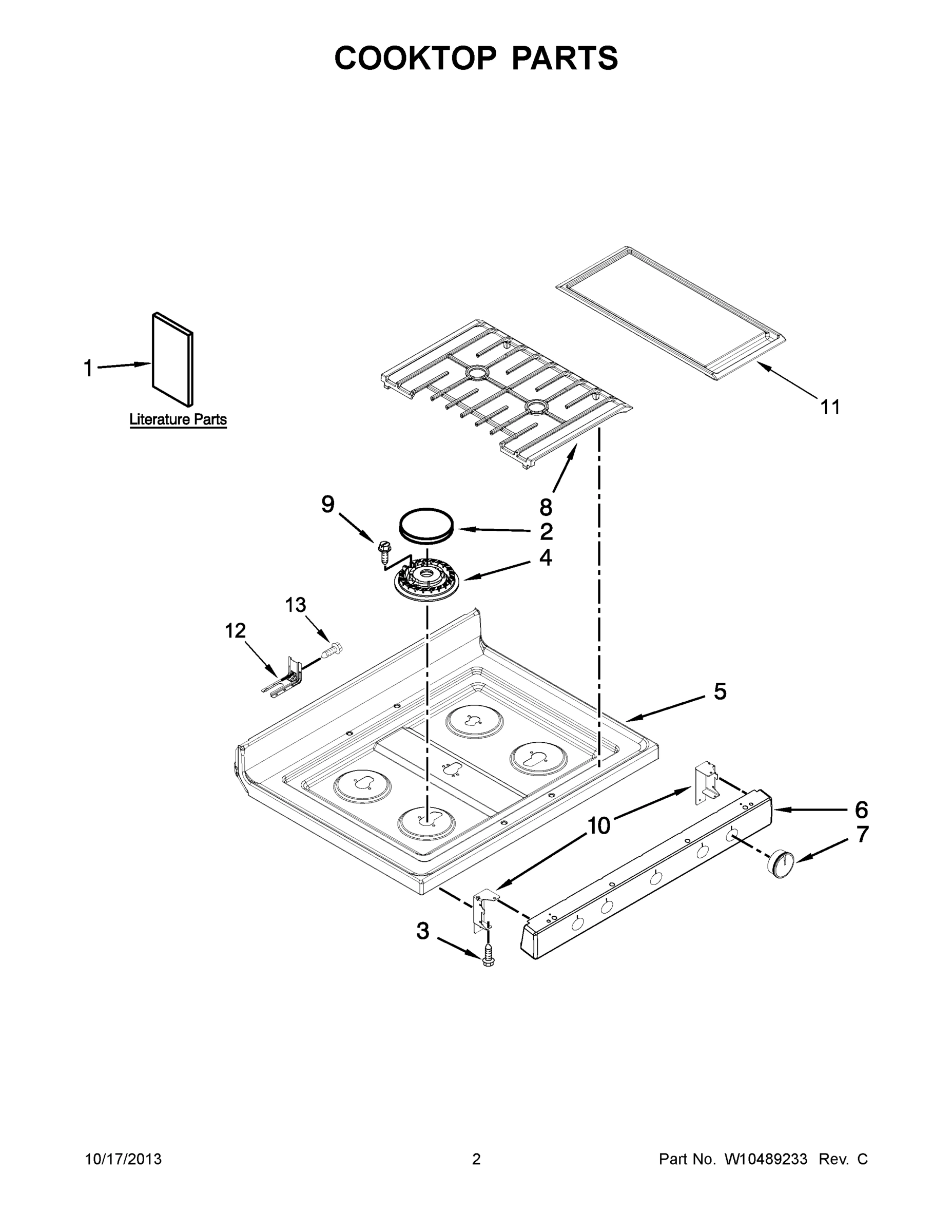 02 - COOKTOP PARTS