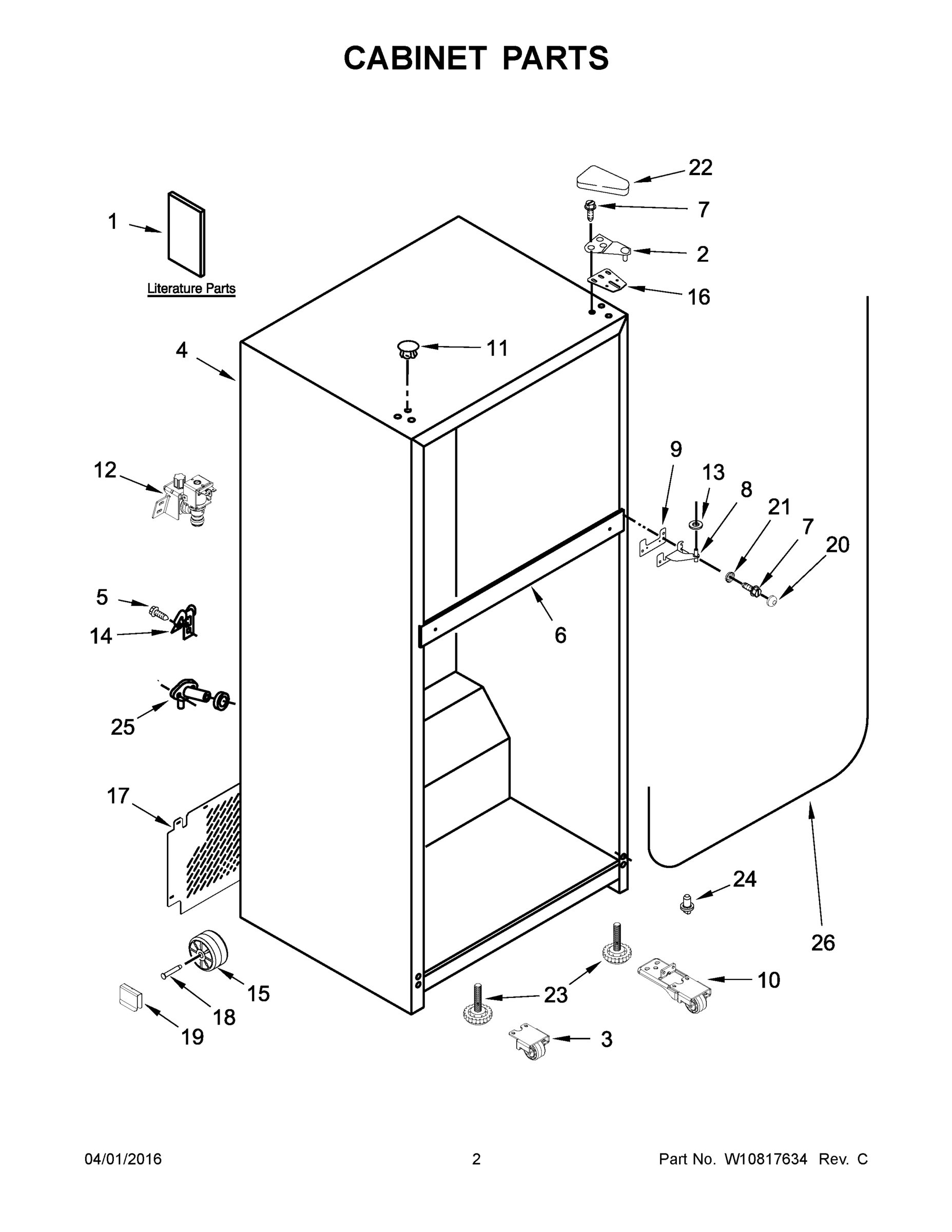 02 - CABINET PARTS