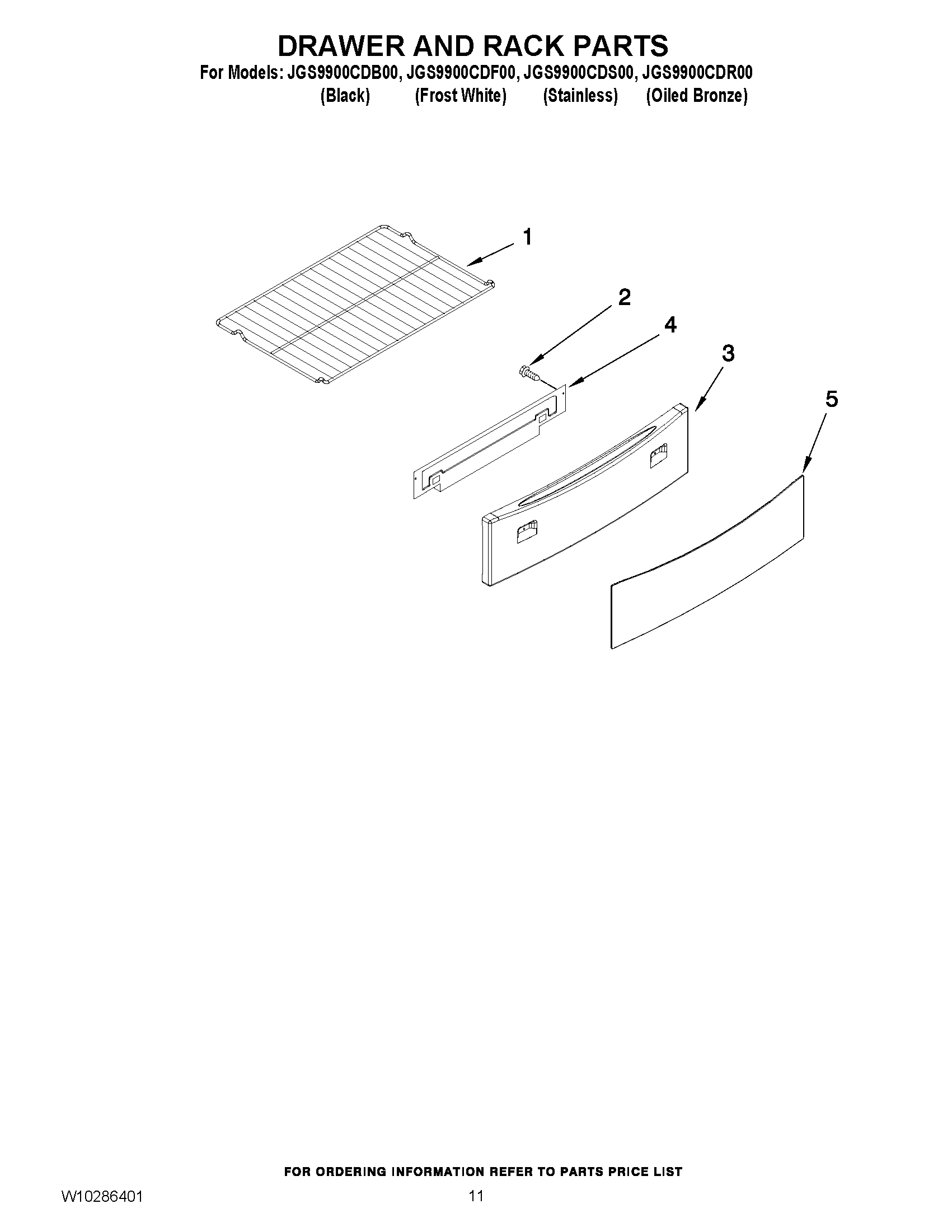07 - DRAWER AND RACK PARTS