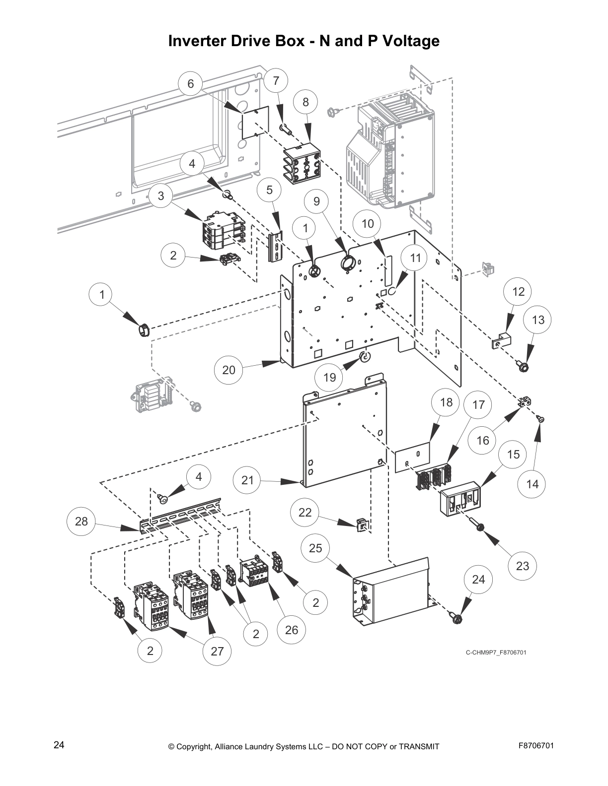 Inverter Drive Box - N and P Voltage