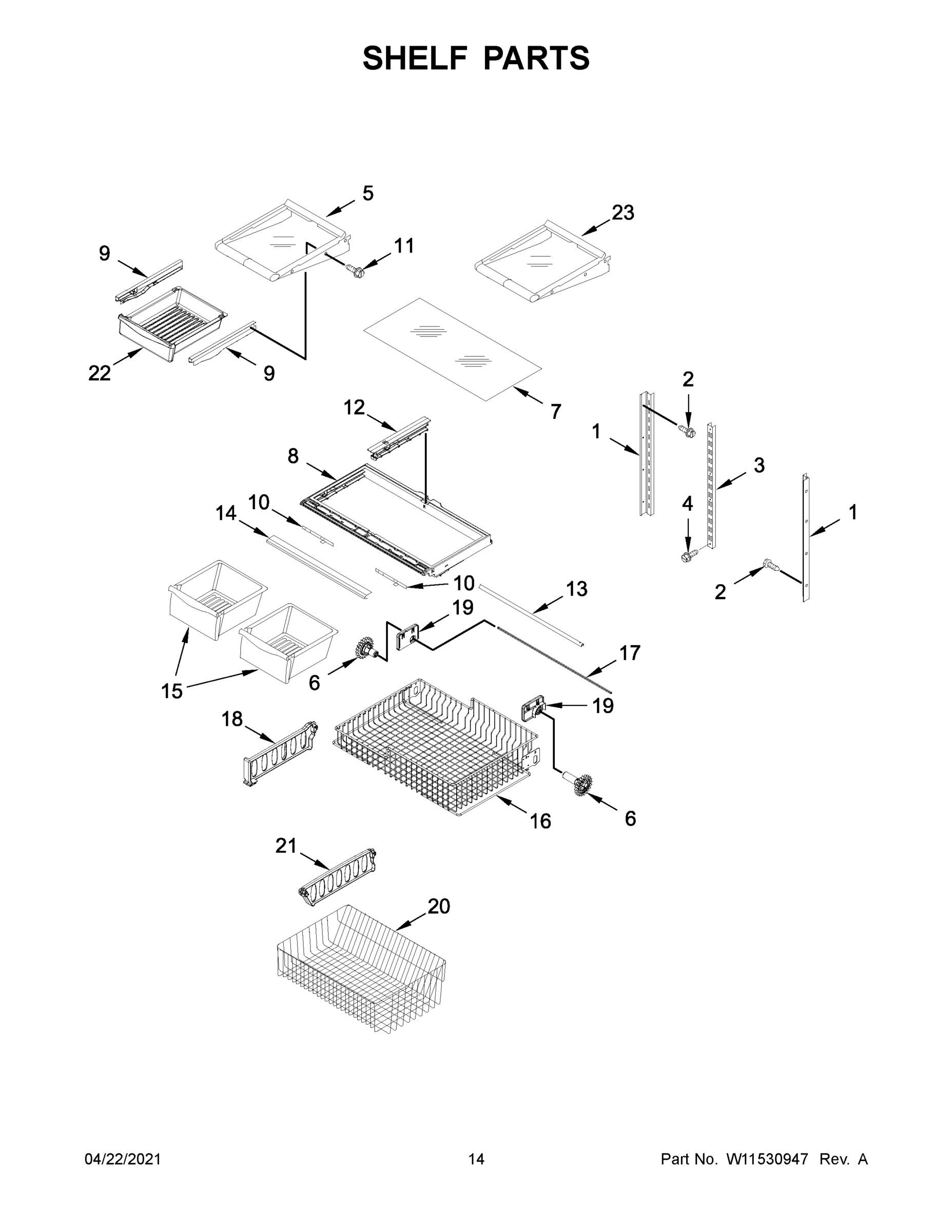 08 - SHELF PARTS