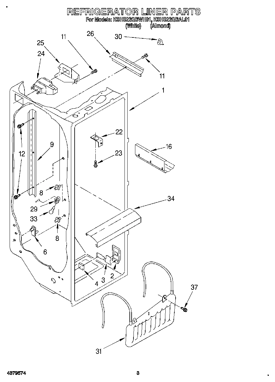 02 - REFRIGERATOR LINER