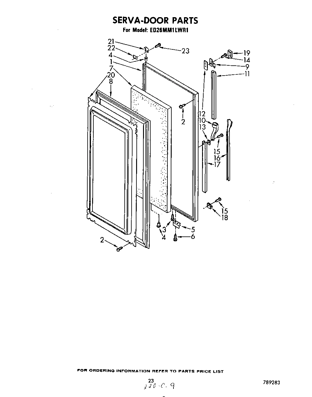 13 - SERVA-DOOR , LIT/OPTIONAL