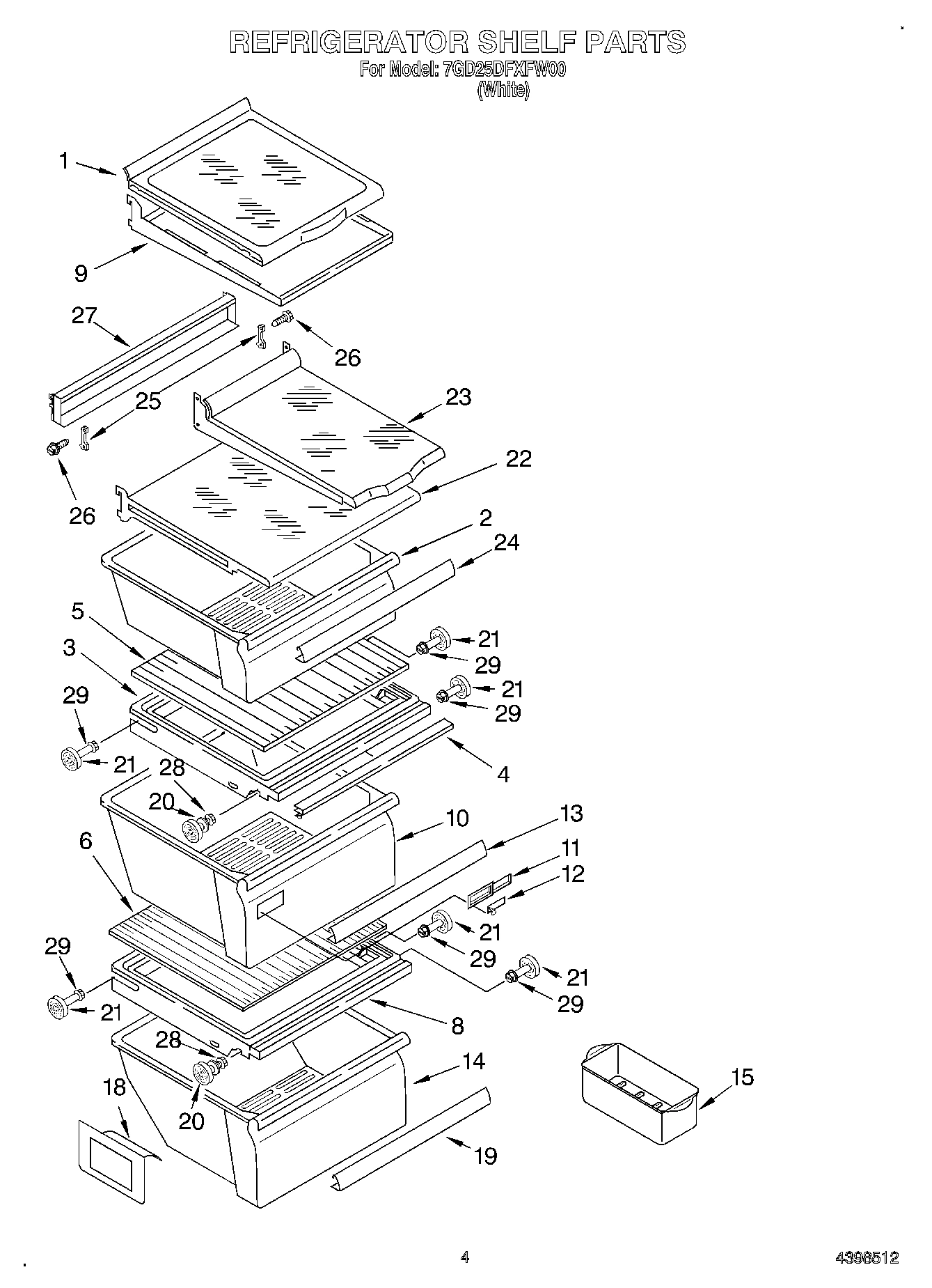 03 - REFRIGERATOR SHELF