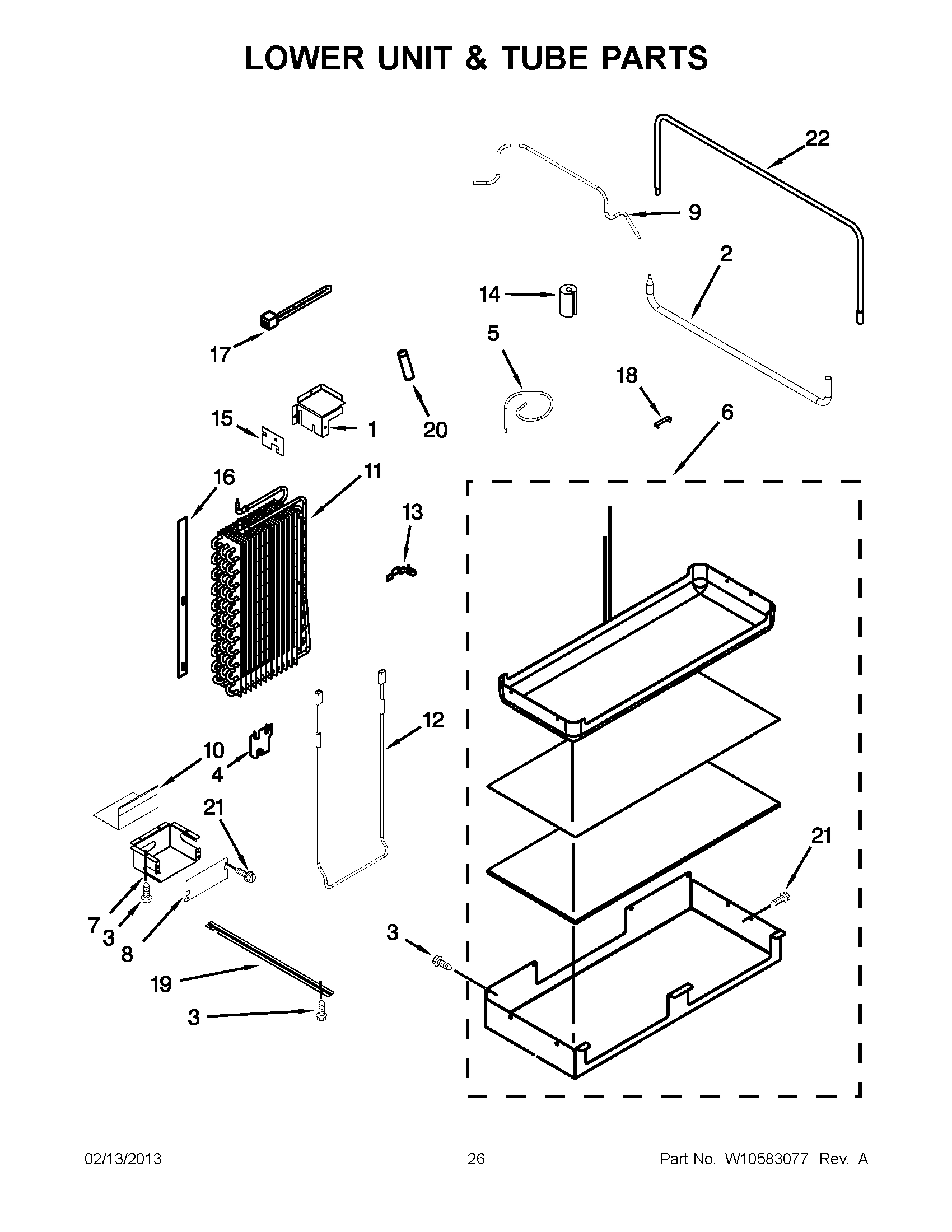13 - LOWER UNIT & TUBE PARTS