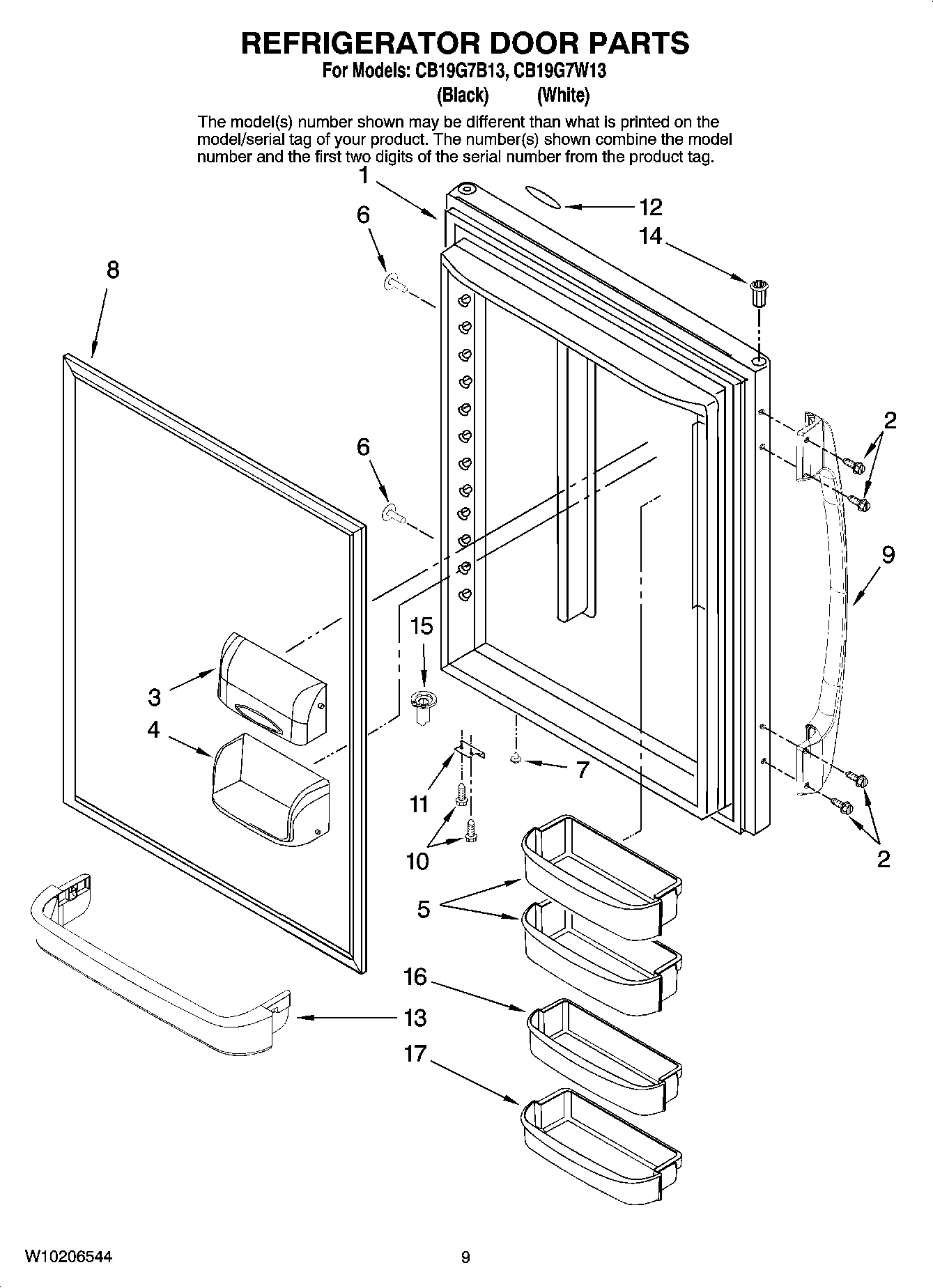 05 - REFRIGERATOR DOOR PARTS