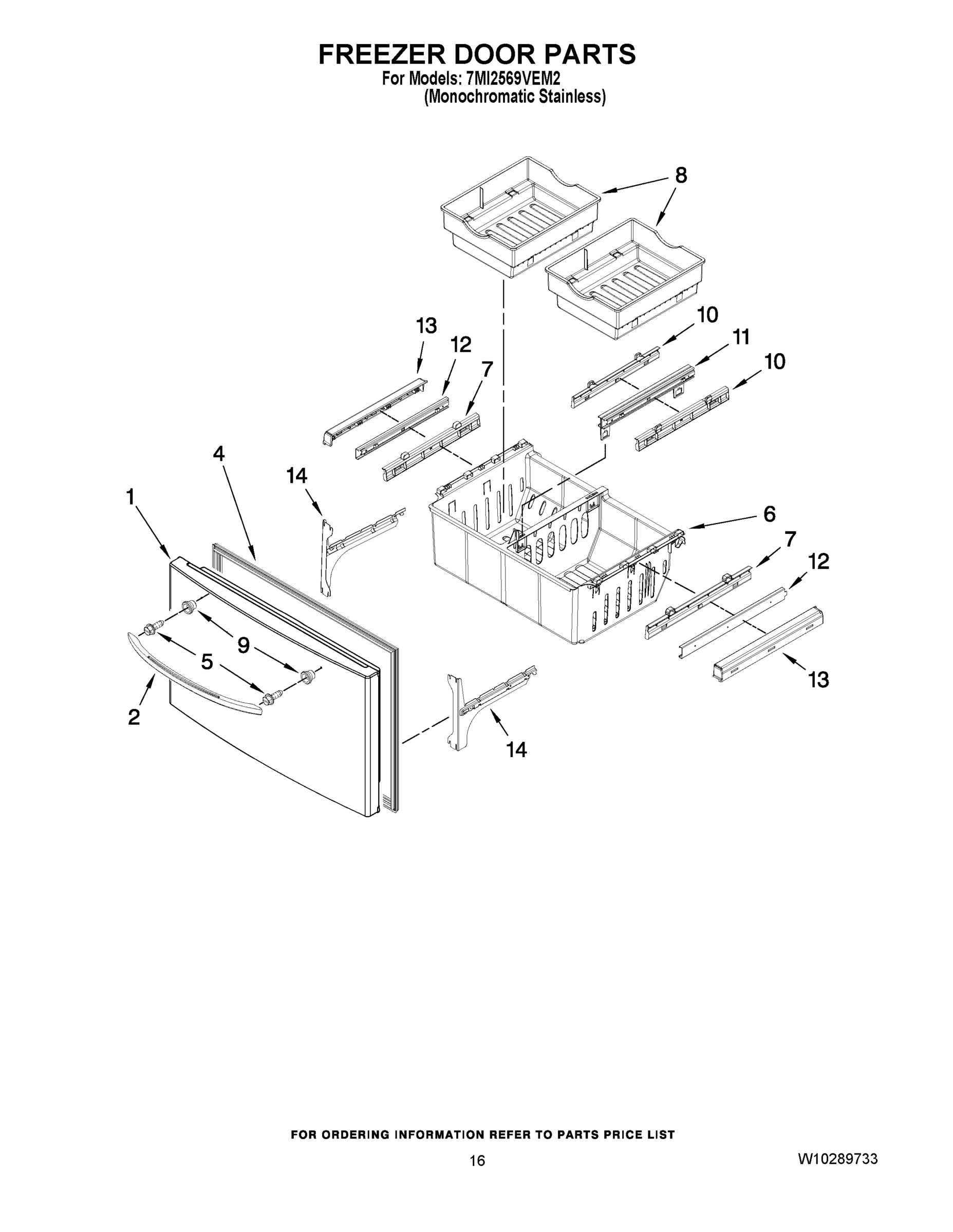 09 - FREEZER DOOR PARTS