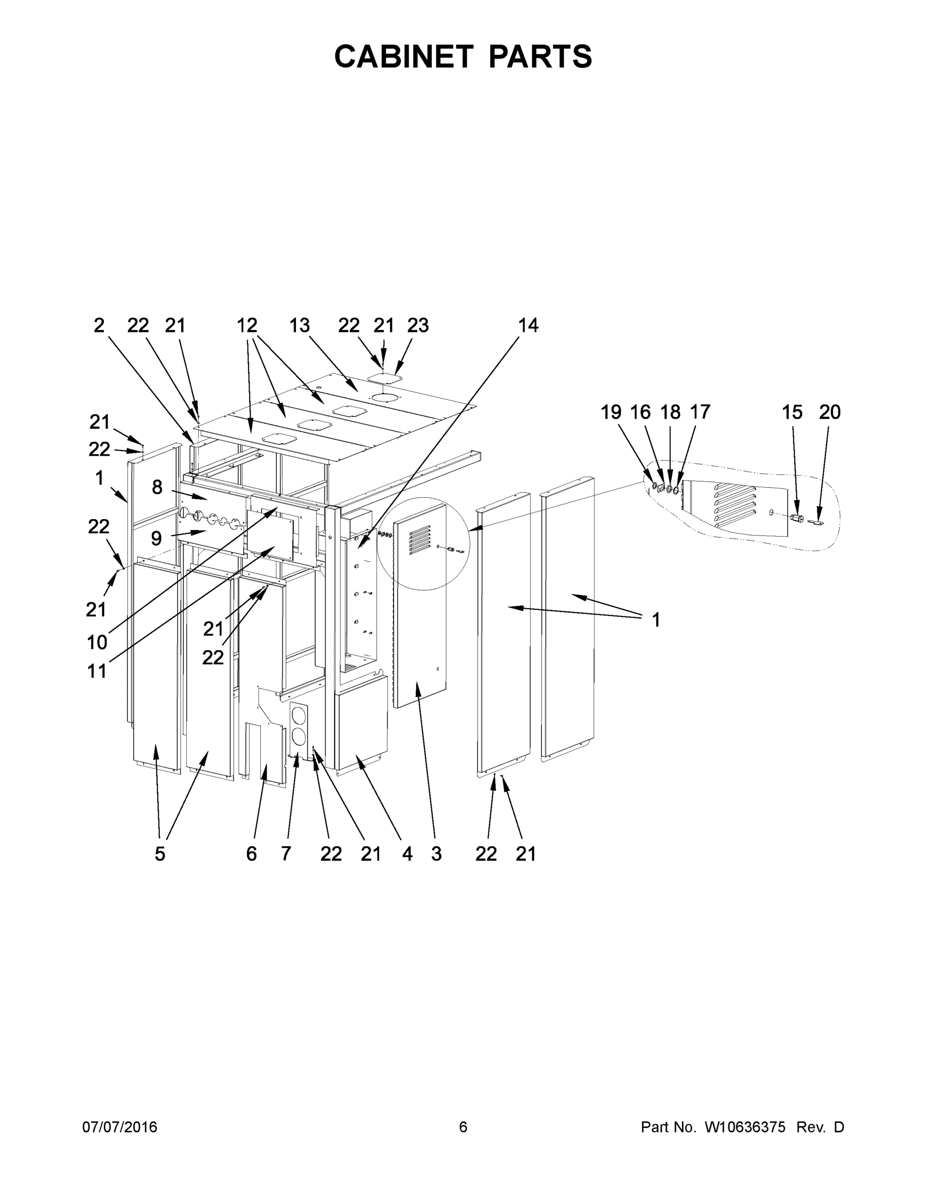 04 - CABINET PARTS