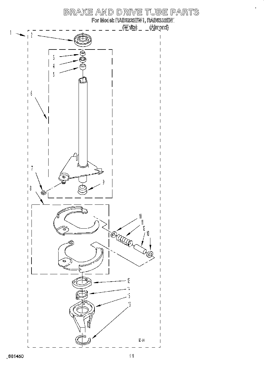 07 - BRAKE AND DRIVE TUBE