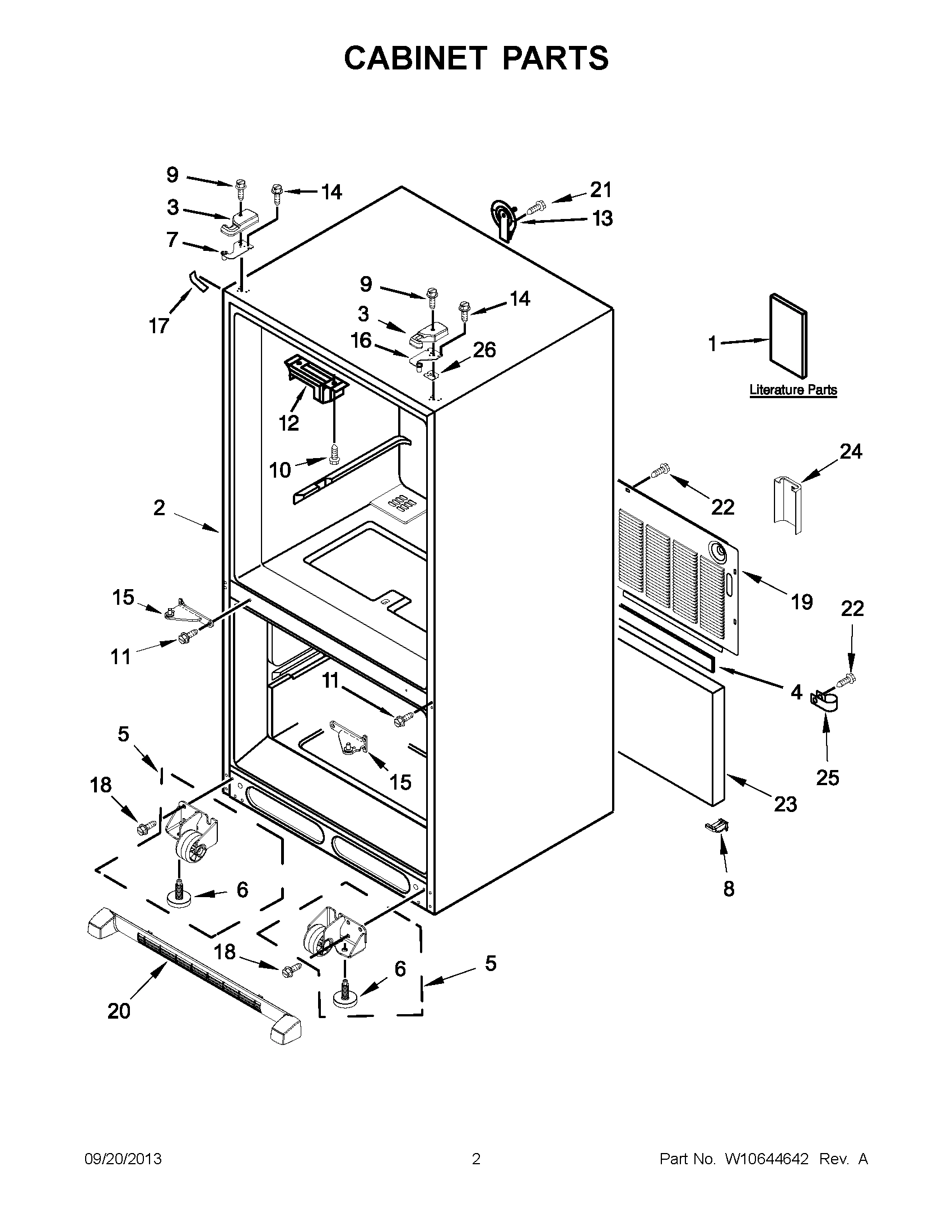 02 - CABINET PARTS