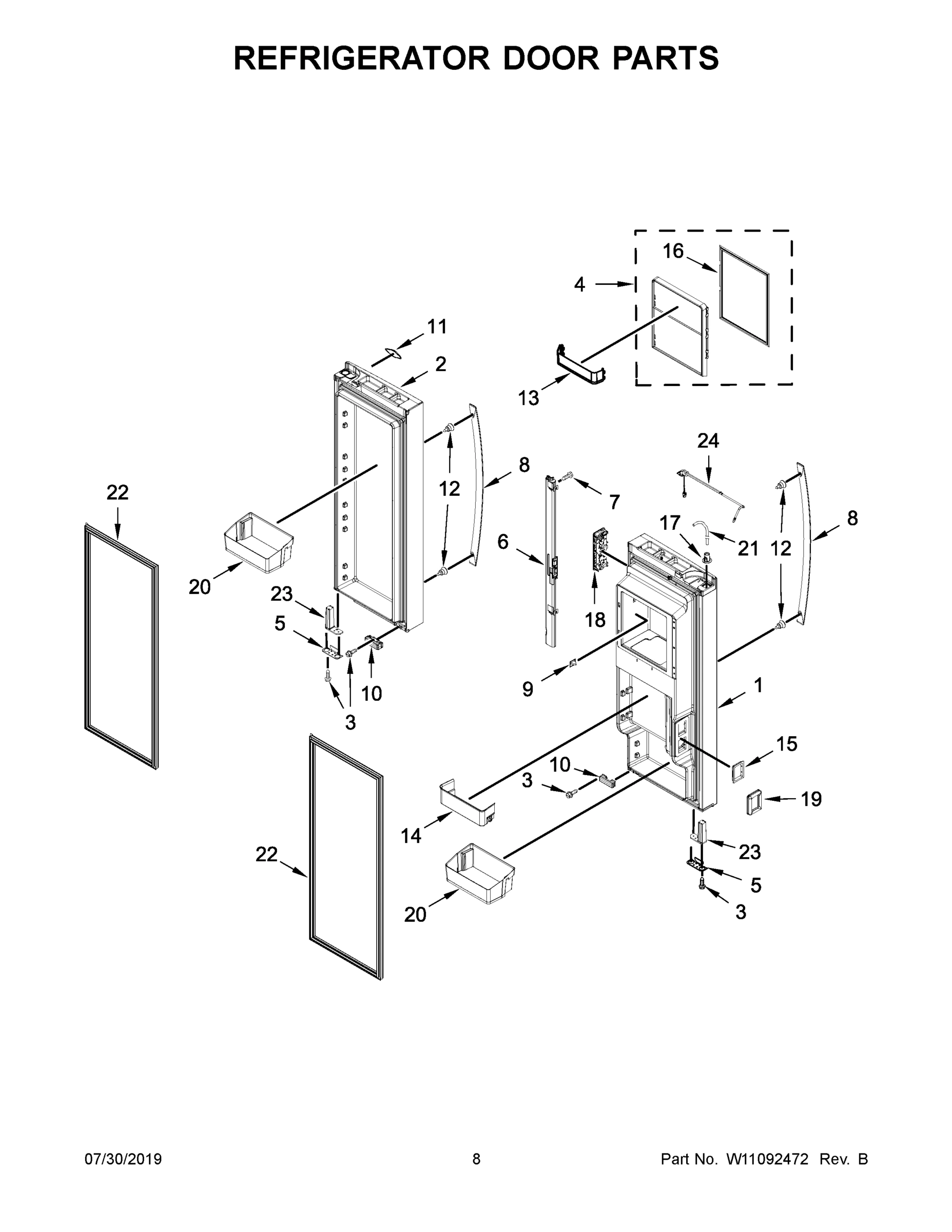 05 - REFRIGERATOR DOOR PARTS