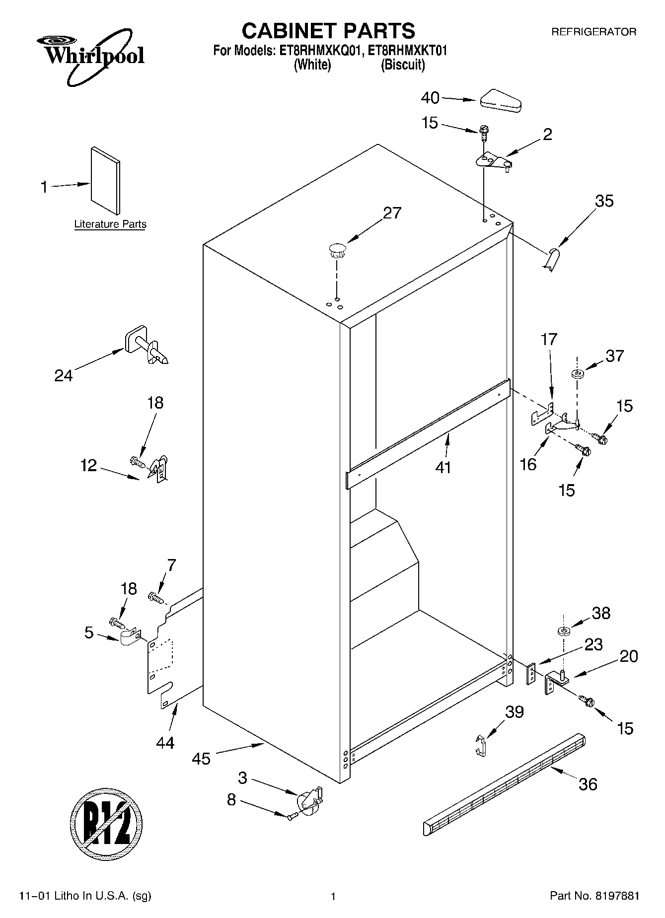 01 - CABINET, LITERATURE