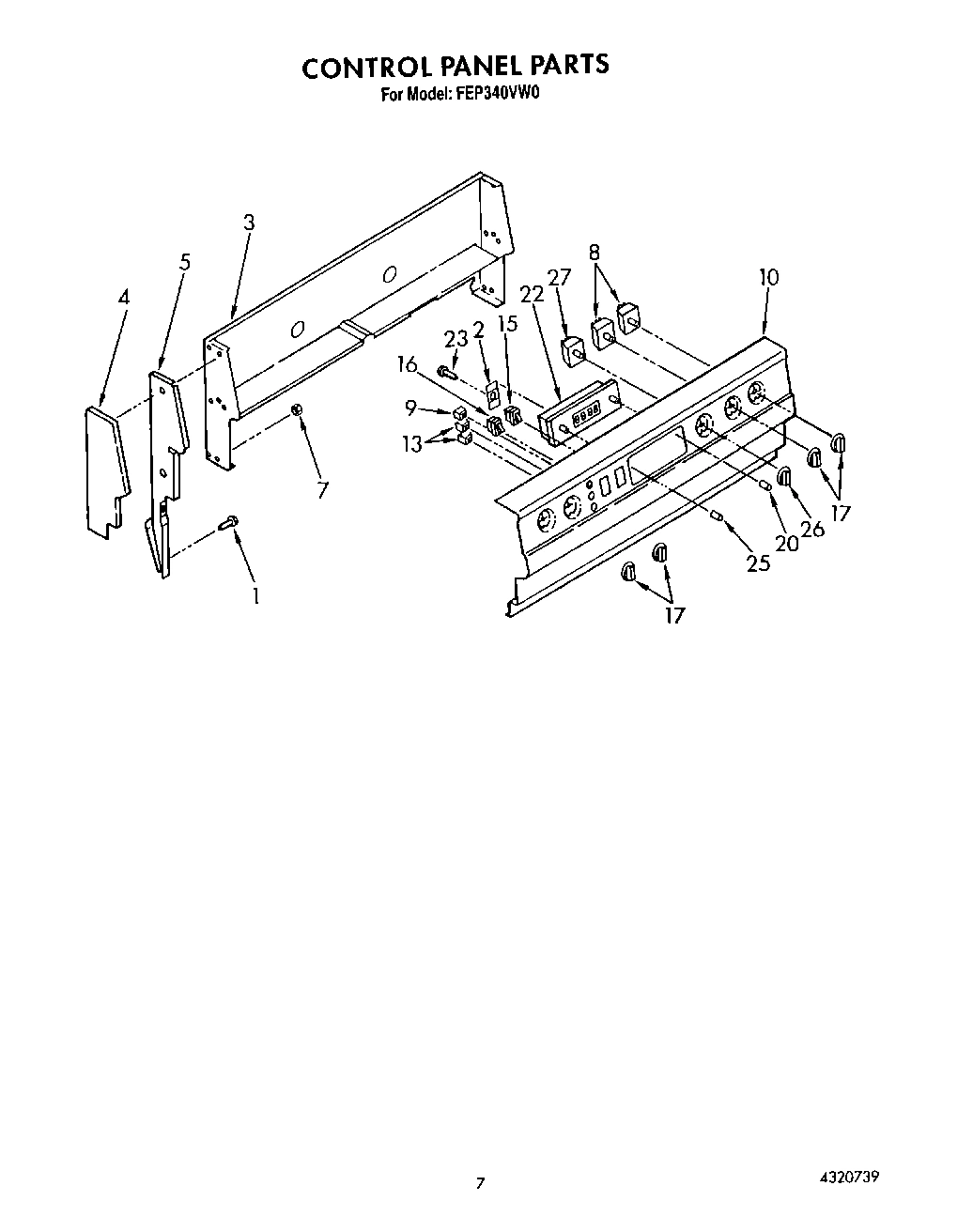 05 - CONTROL PANEL, LIT/OPTIONAL