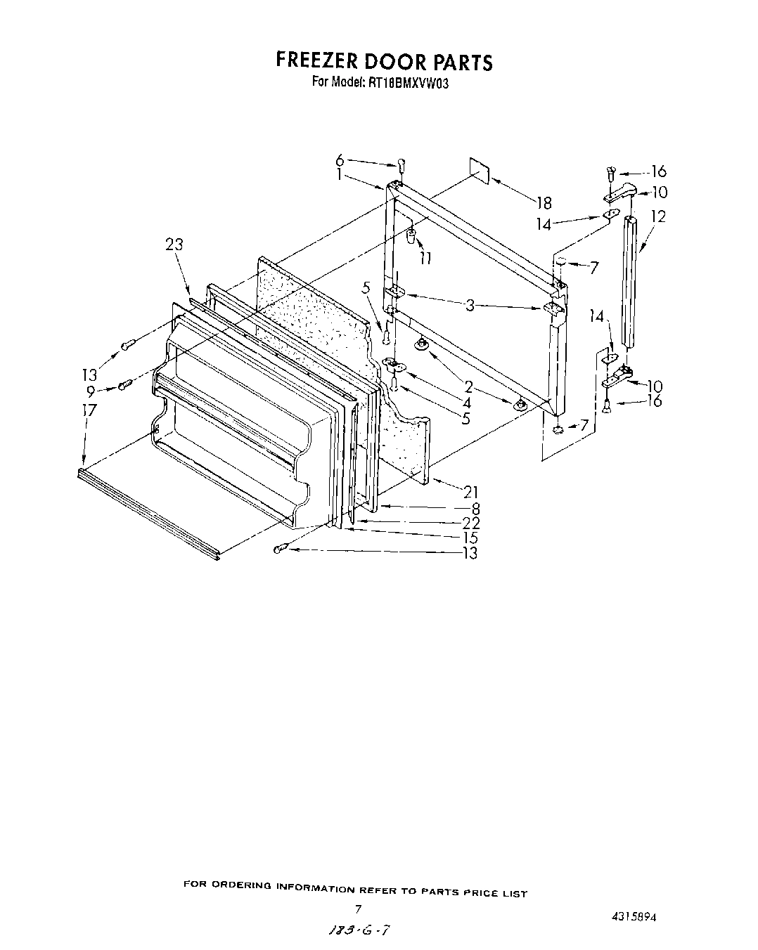 06 - FREEZER DOOR