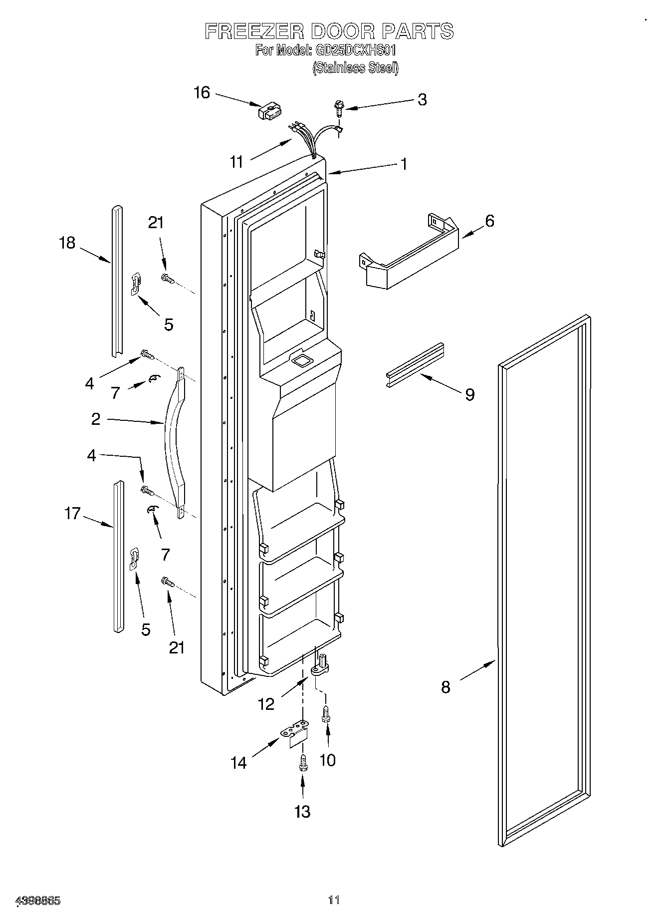 08 - FREEZER DOOR