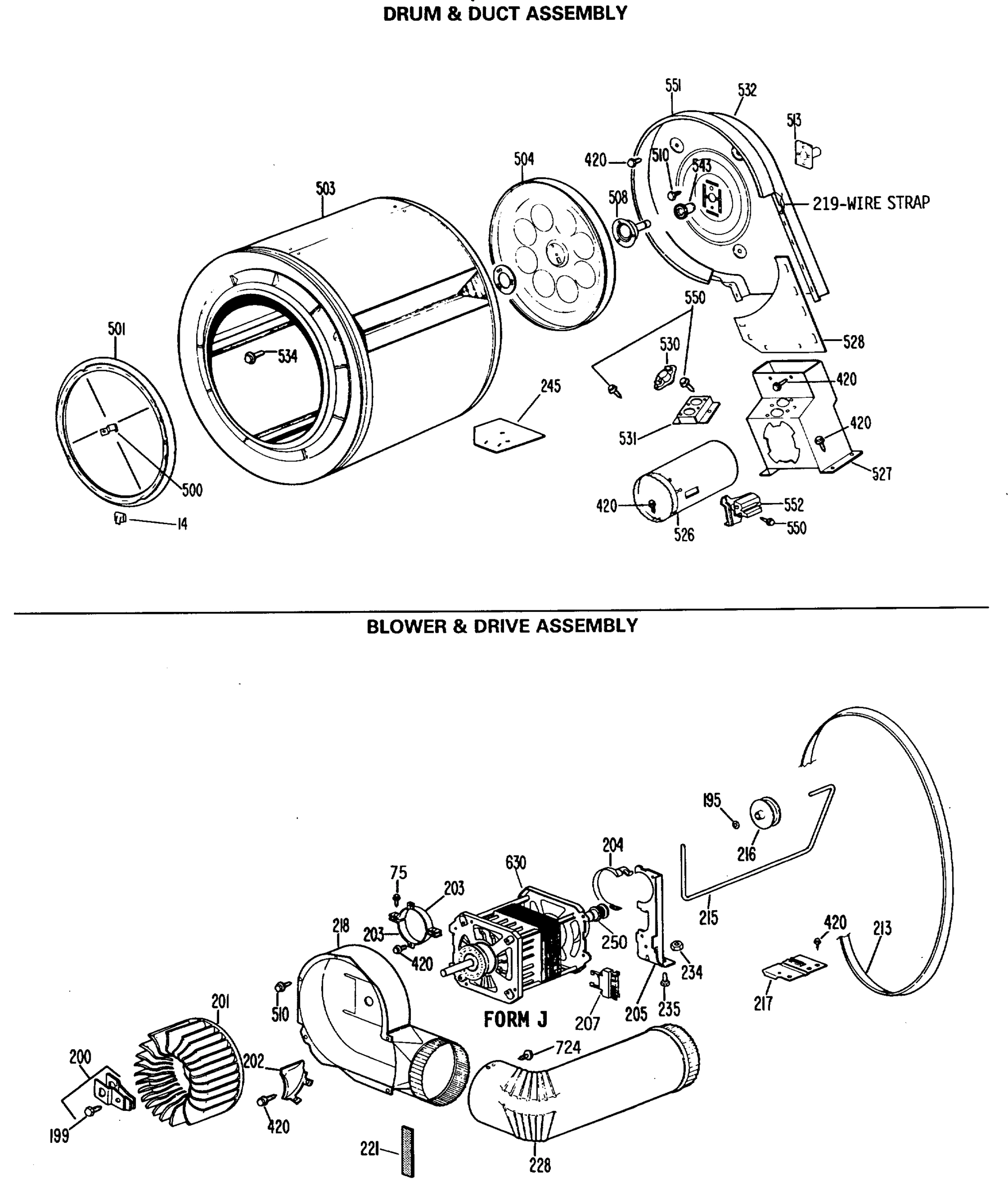 DRUM & DUCT ASSEMBLY