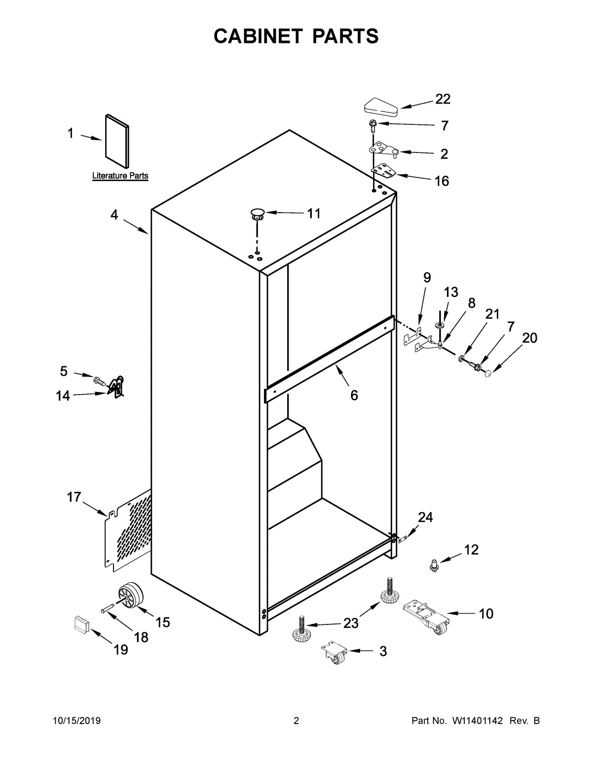 02 - CABINET PARTS