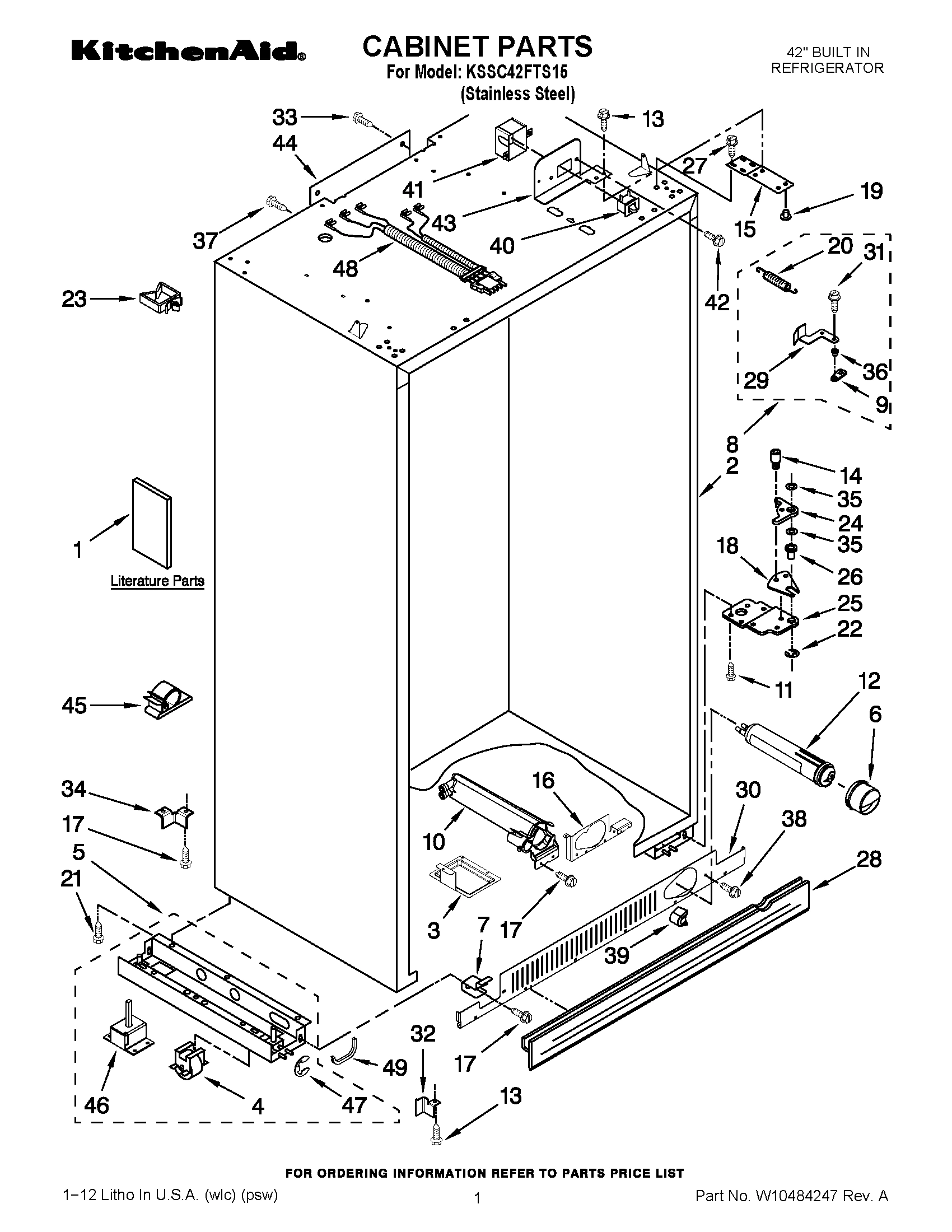 01 - CABINET PARTS