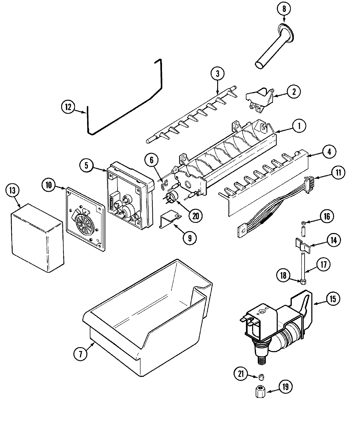 08 - OPTIONAL ICE MAKER KIT- UKI1000AXX