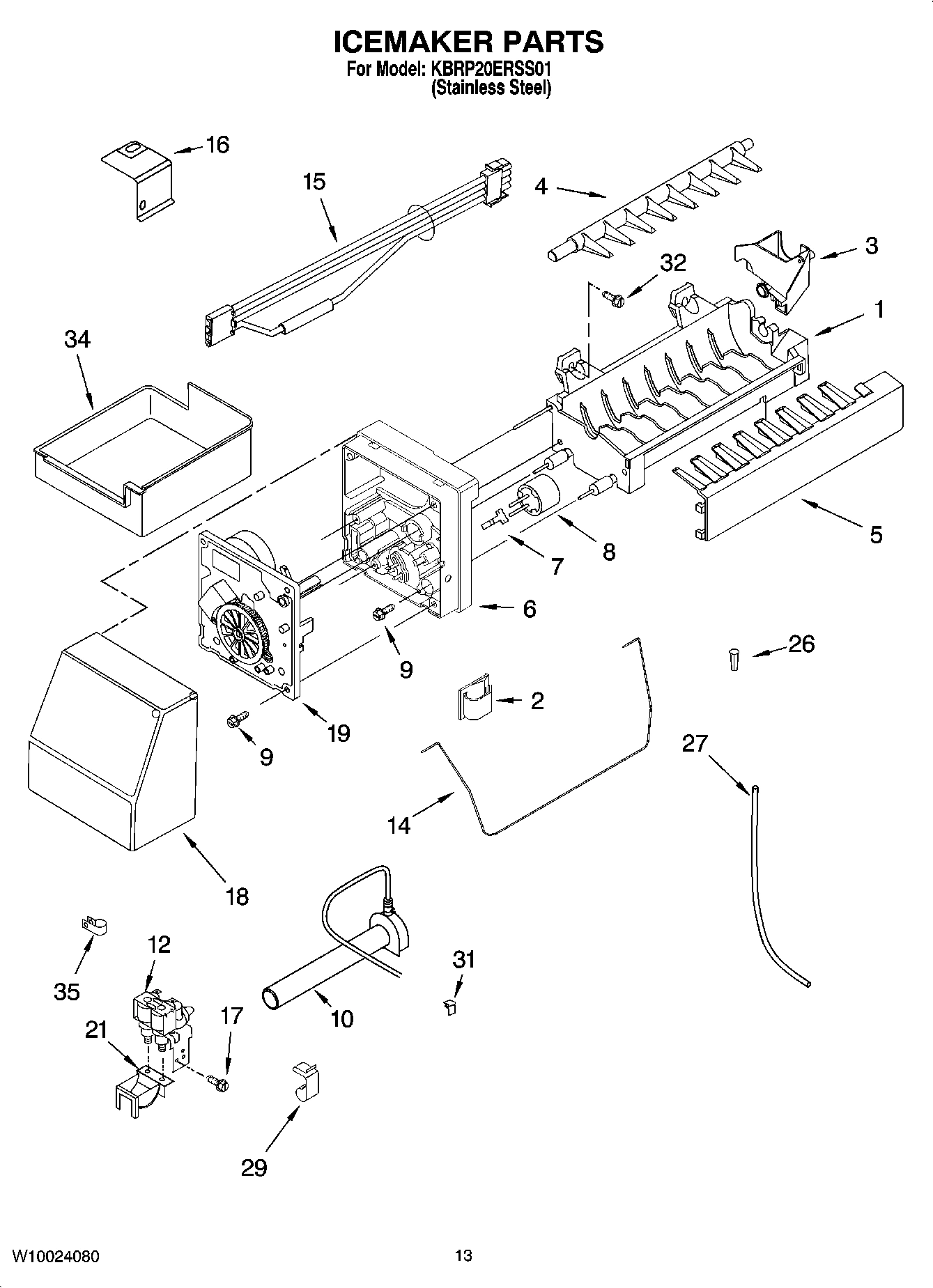 07 - ICEMAKER PARTS