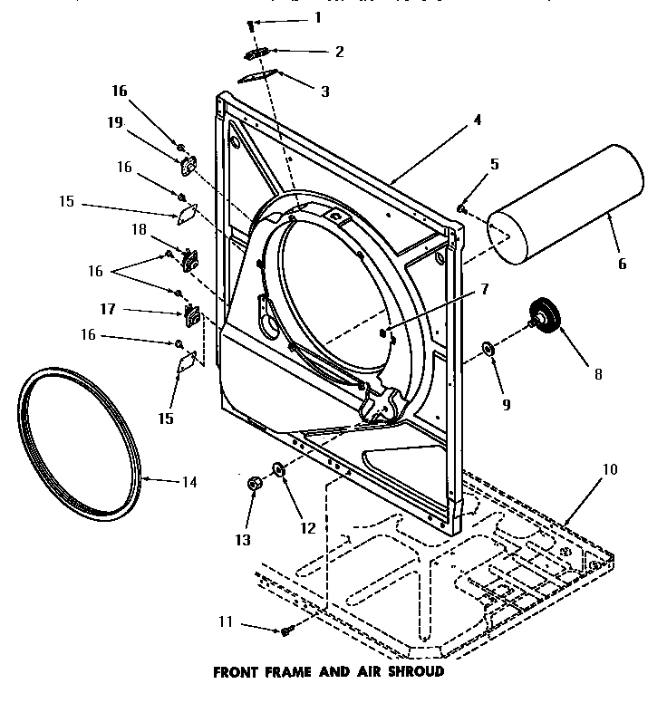 15 - FRONT FRAME & AIR SHROUD