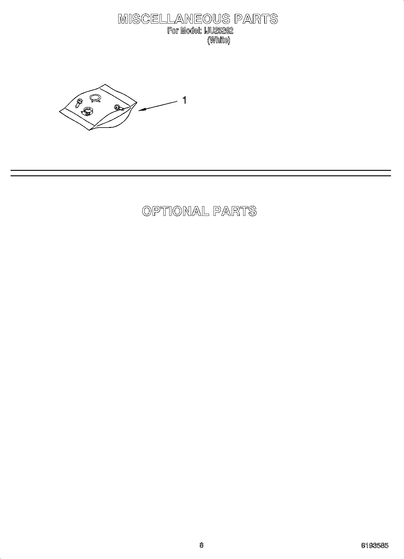 07 - MISCELLANEOUS PARTS, OPTIONAL PARTS