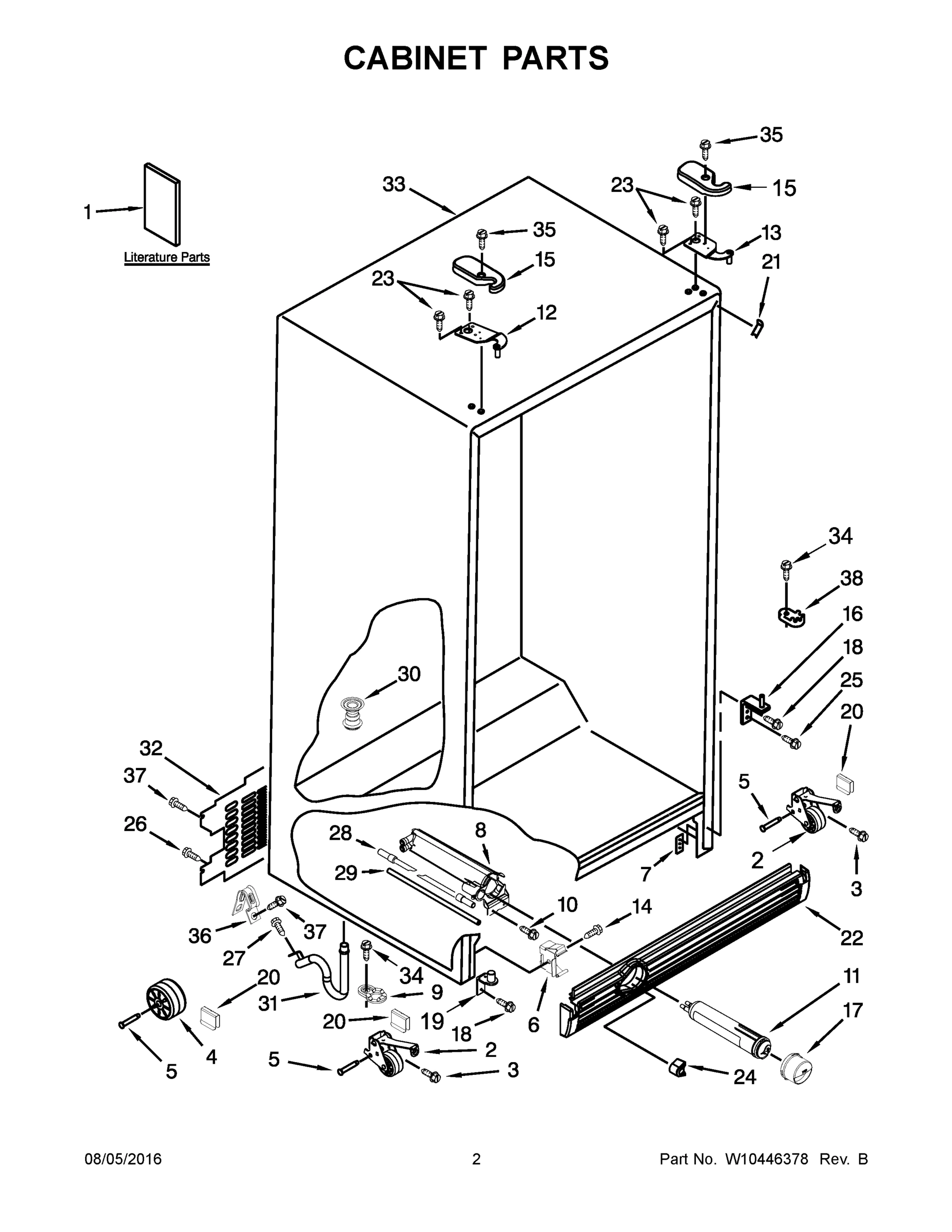 02 - CABINET PARTS