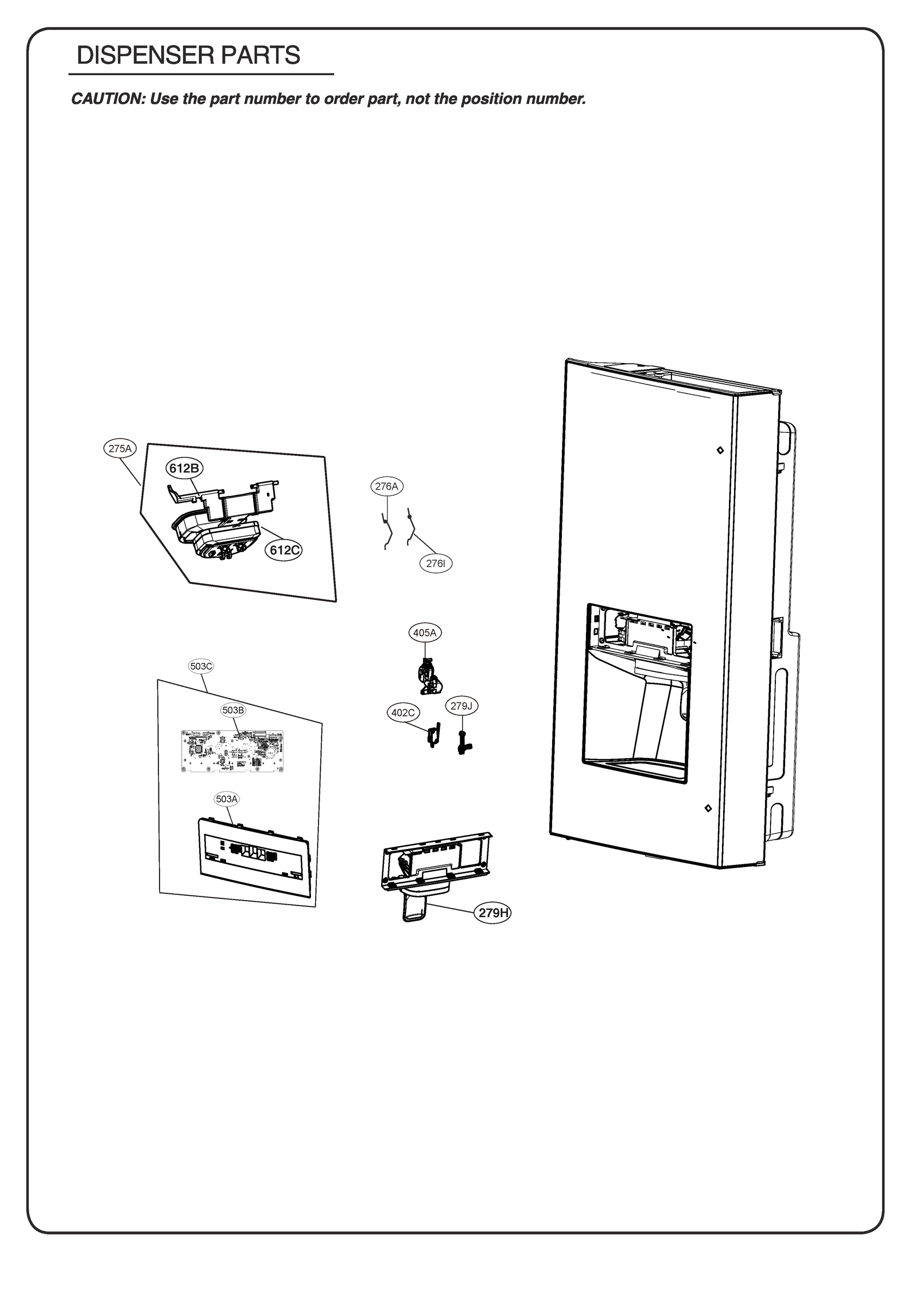 DISPENSER PARTS