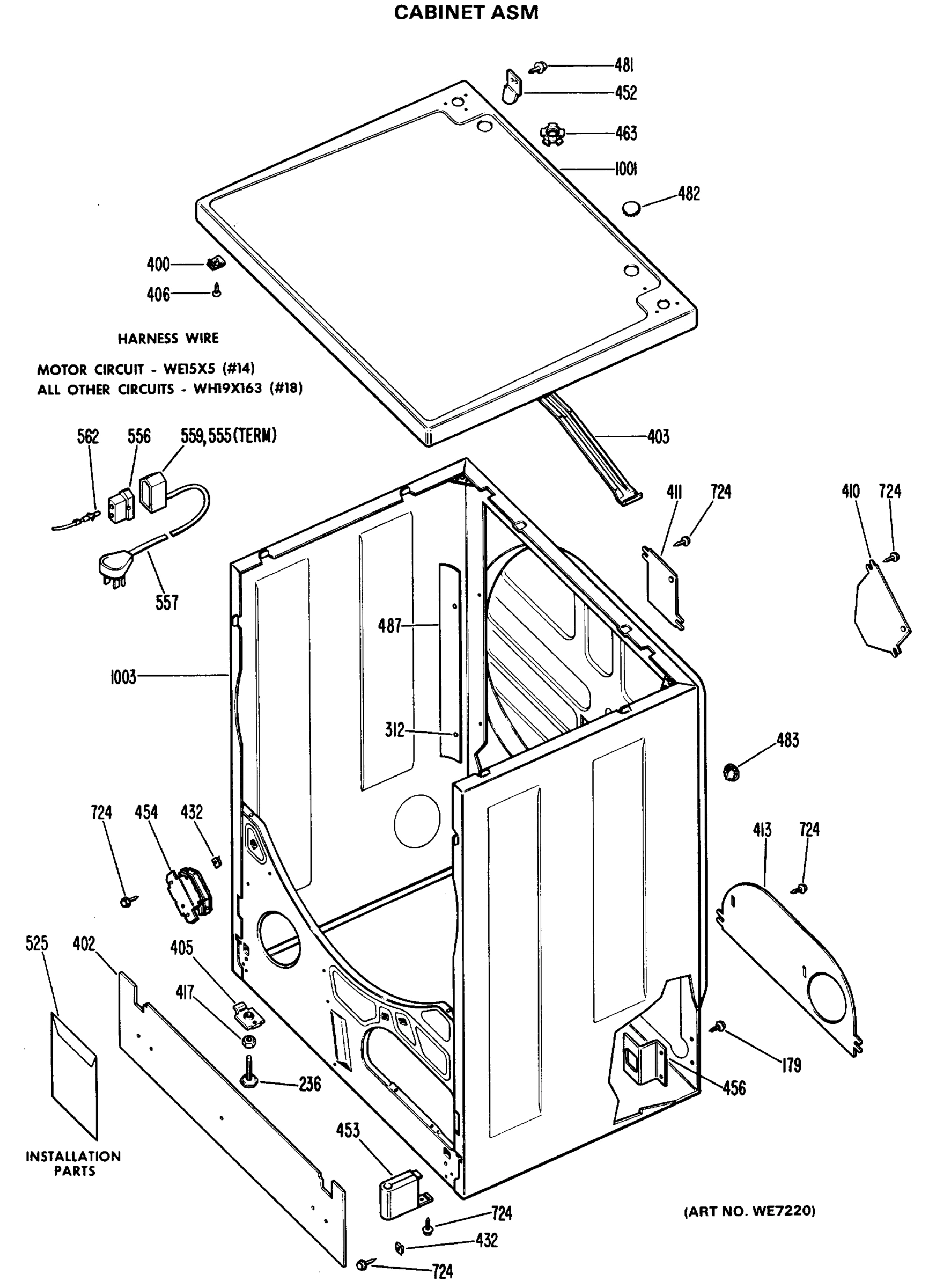 CABINET ASM