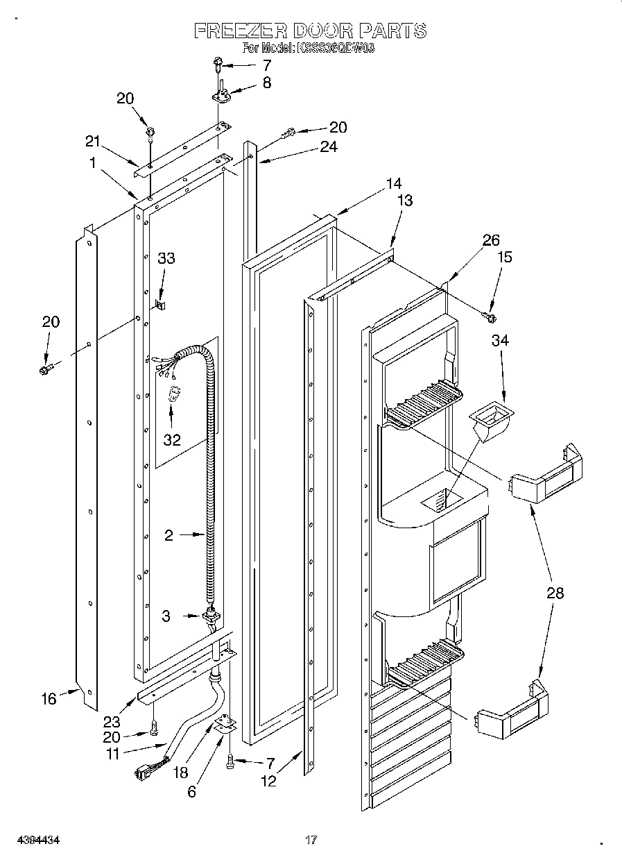 12 - FREEZER DOOR