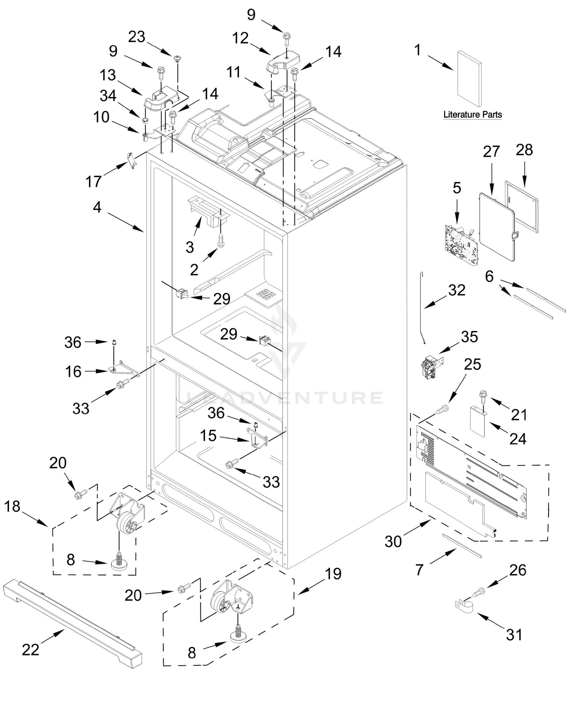 CABINET PARTS